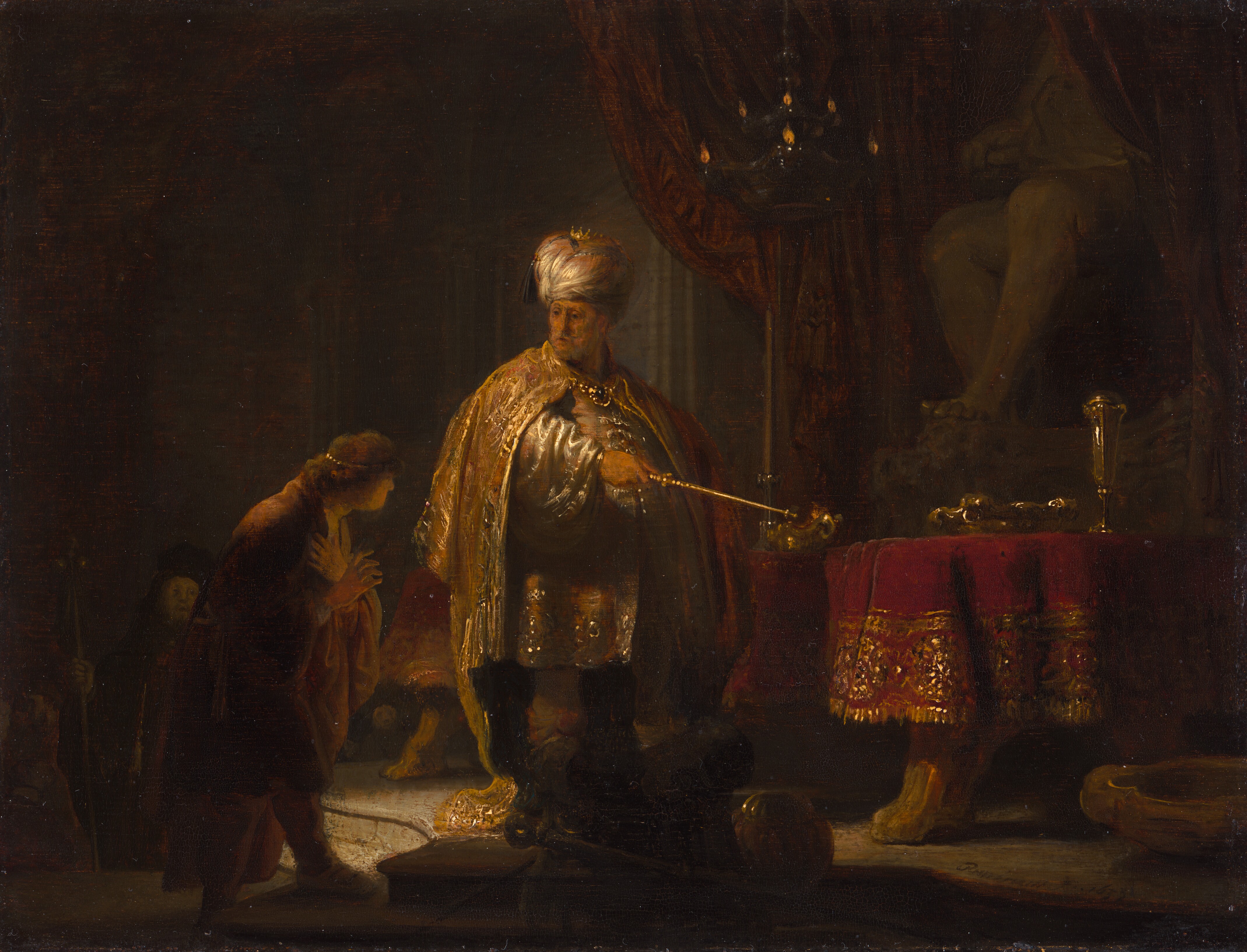 Daniel and Cyrus Before the Idol Bel by Rembrandt van Rijn