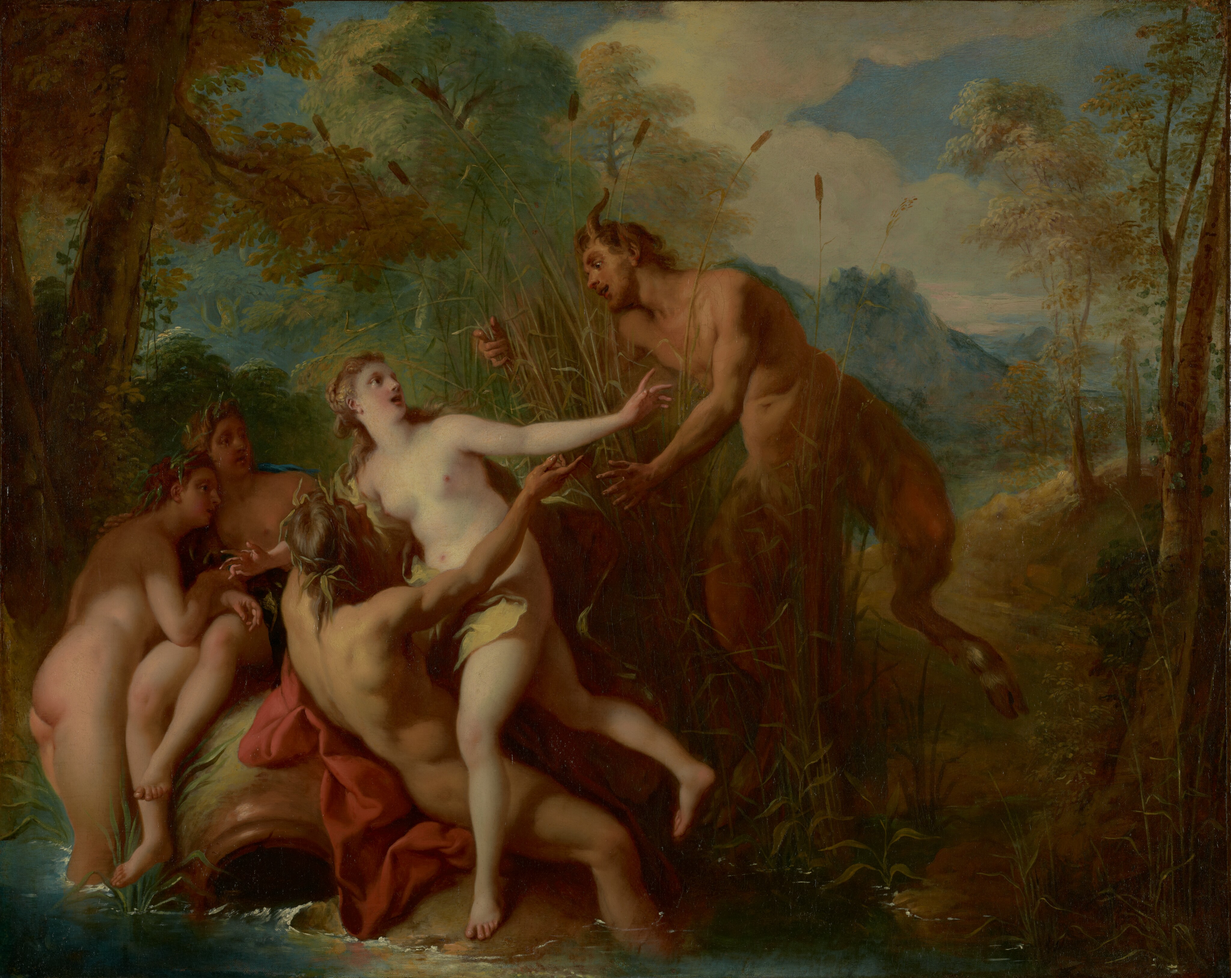 Pan and Syrinx by Jean-François de Troy