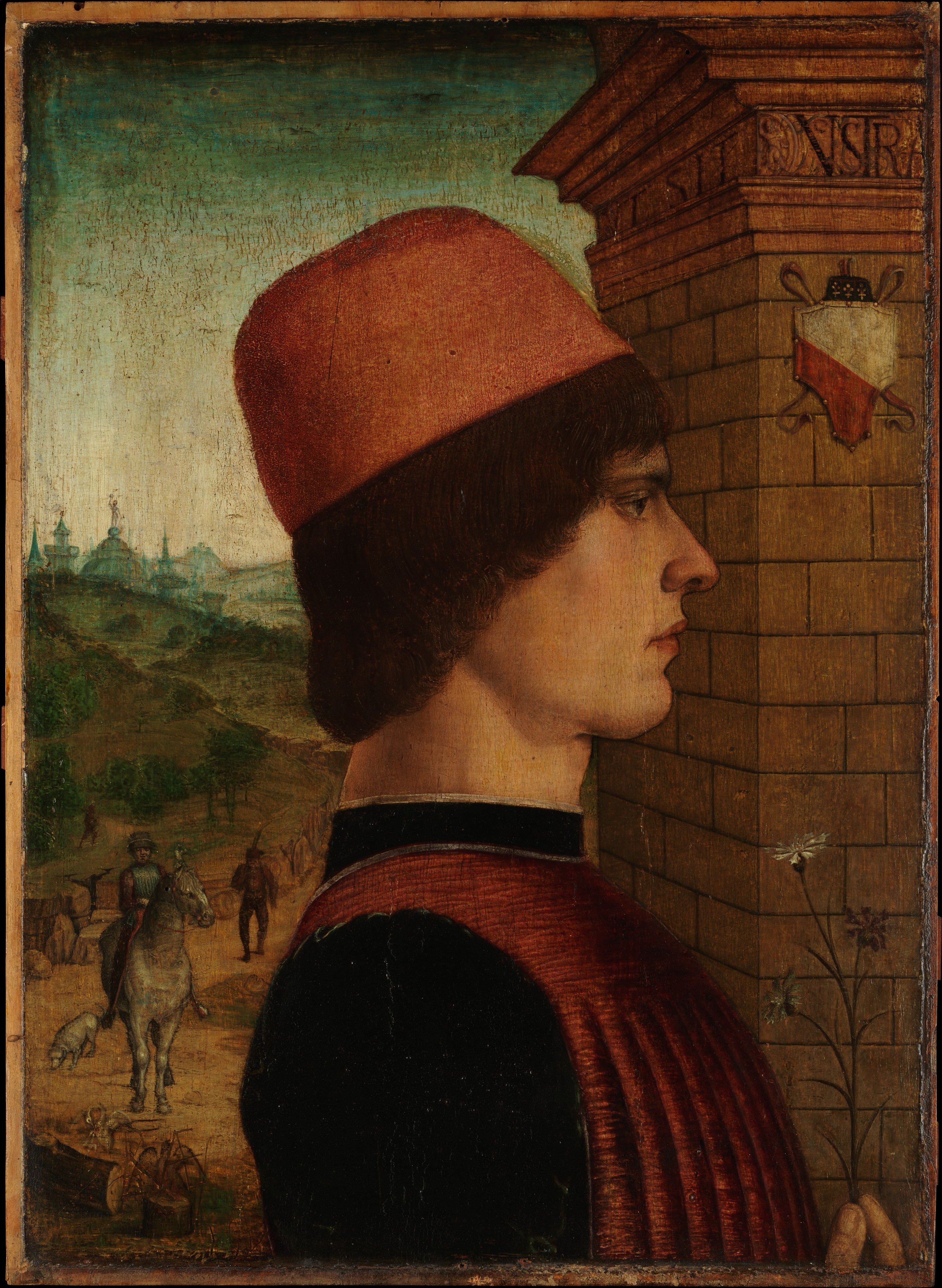 Portrait of a Man, possibly Matteo di Sebastiano di Bernardino Gozzadini by Maestro delle Storie del Pane
