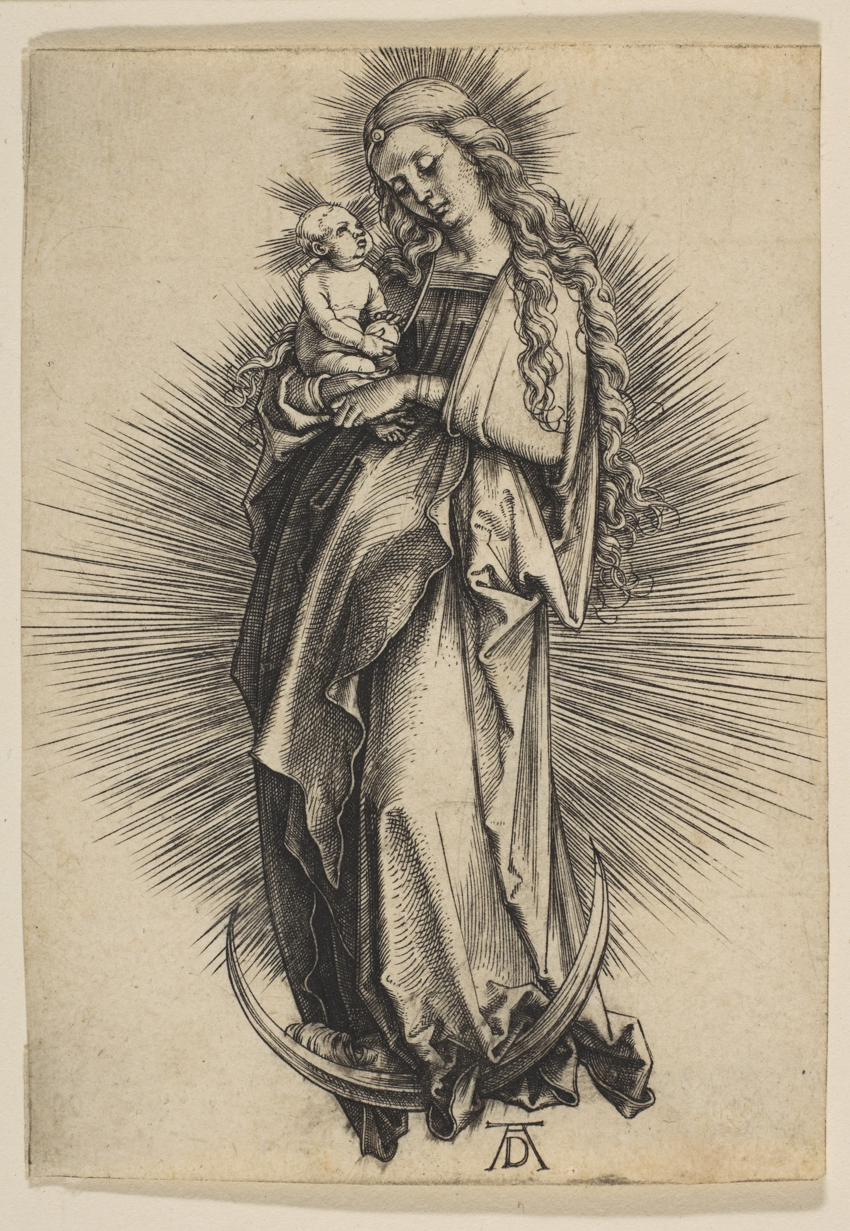 The Virgin on the Crescent by Albrecht Dürer