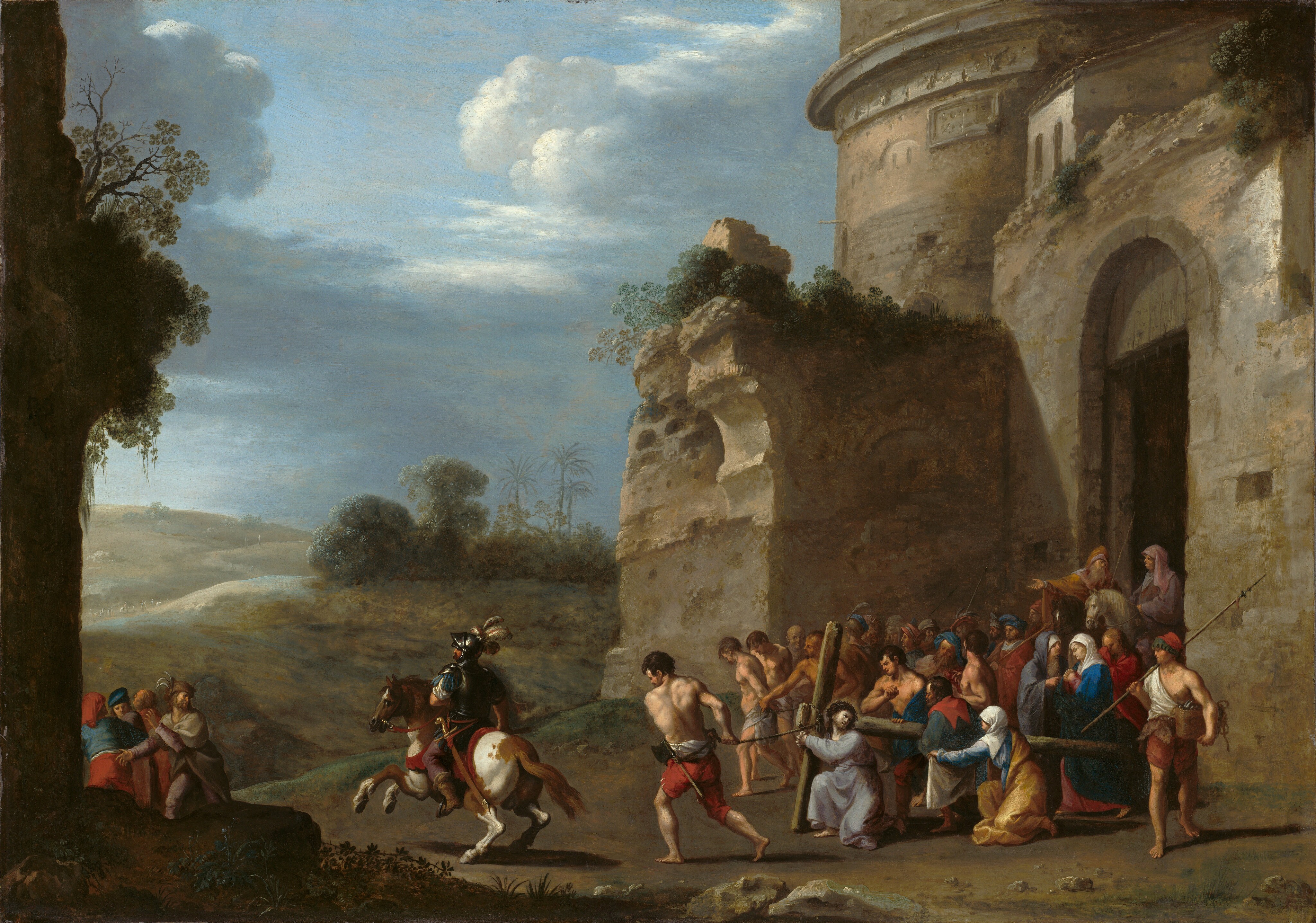 Christ Carrying the Cross by Cornelis van Poelenburch