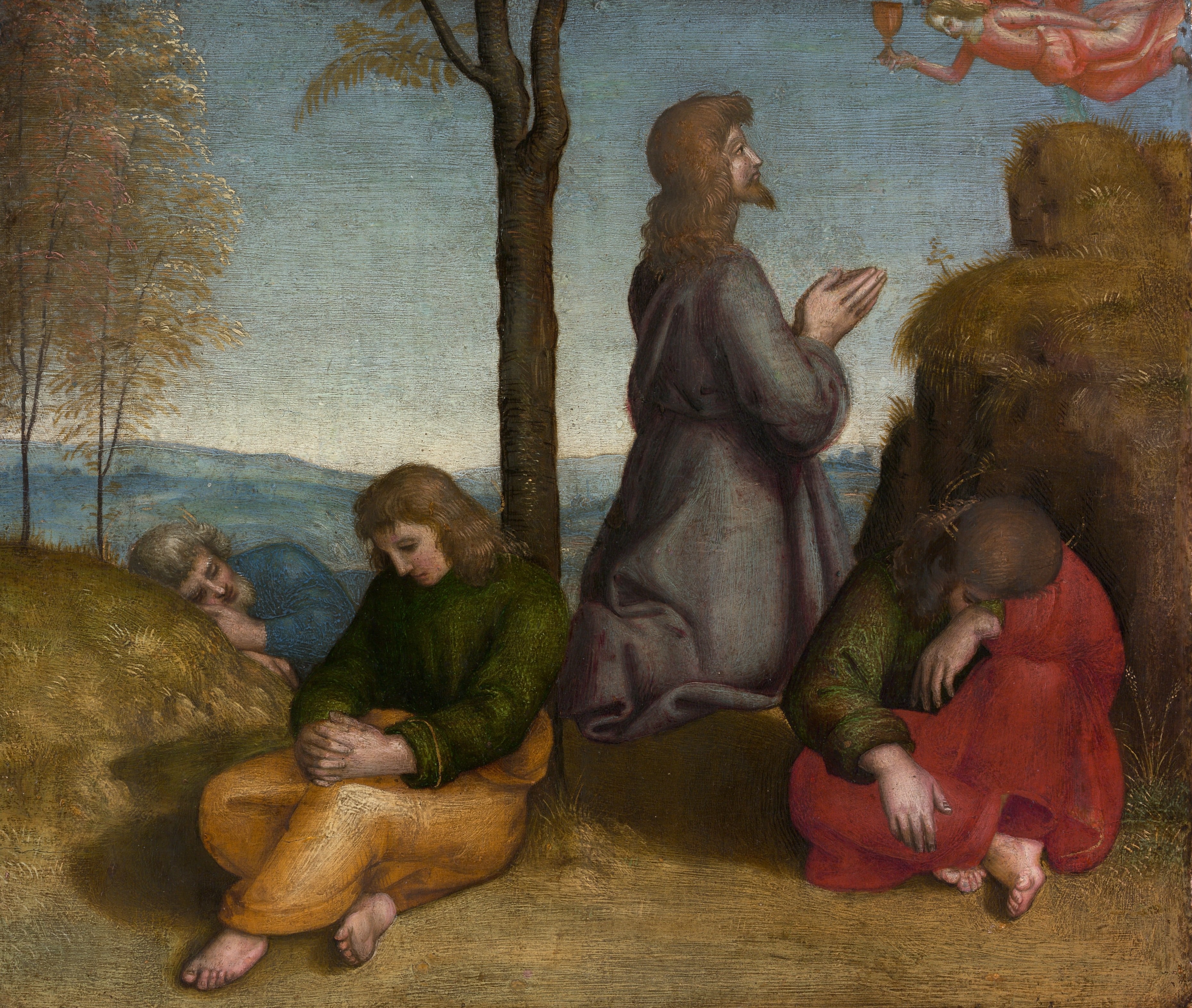 The Agony in the Garden by Raphael (Raffaello Sanzio or Santi)