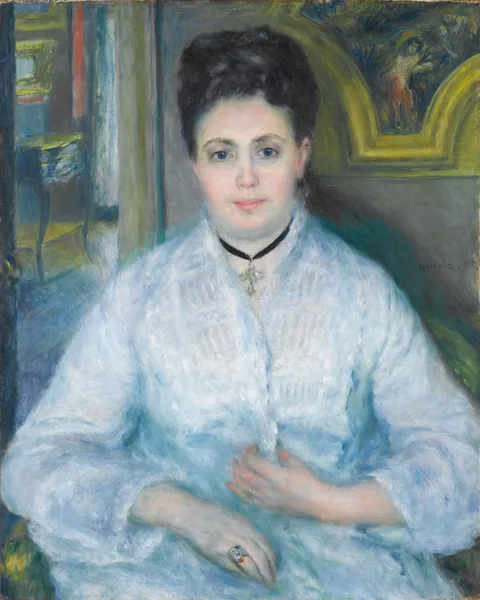 Madame Victor Chocquet by Auguste Renoir