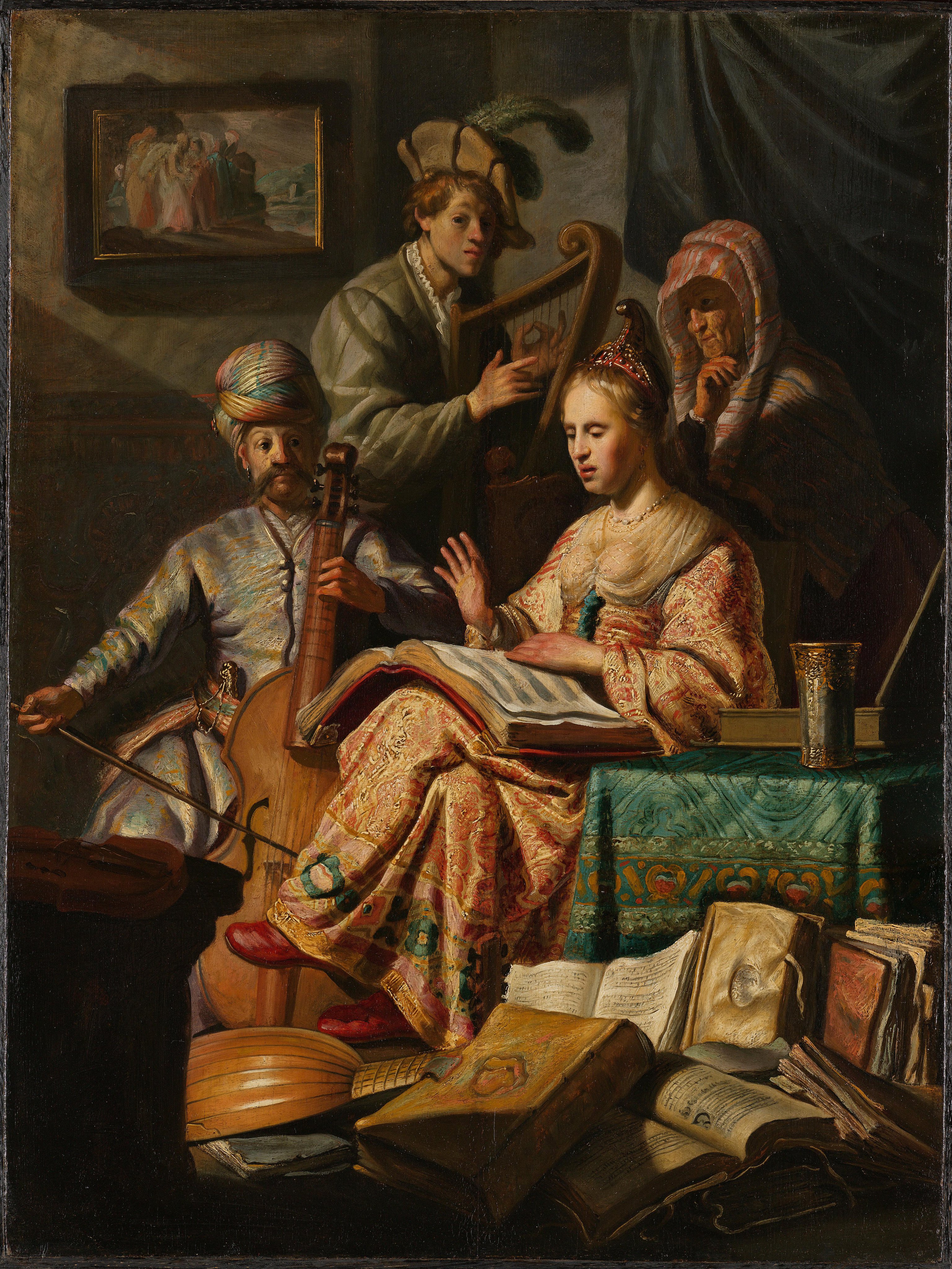 Musical Company by Rembrandt van Rijn