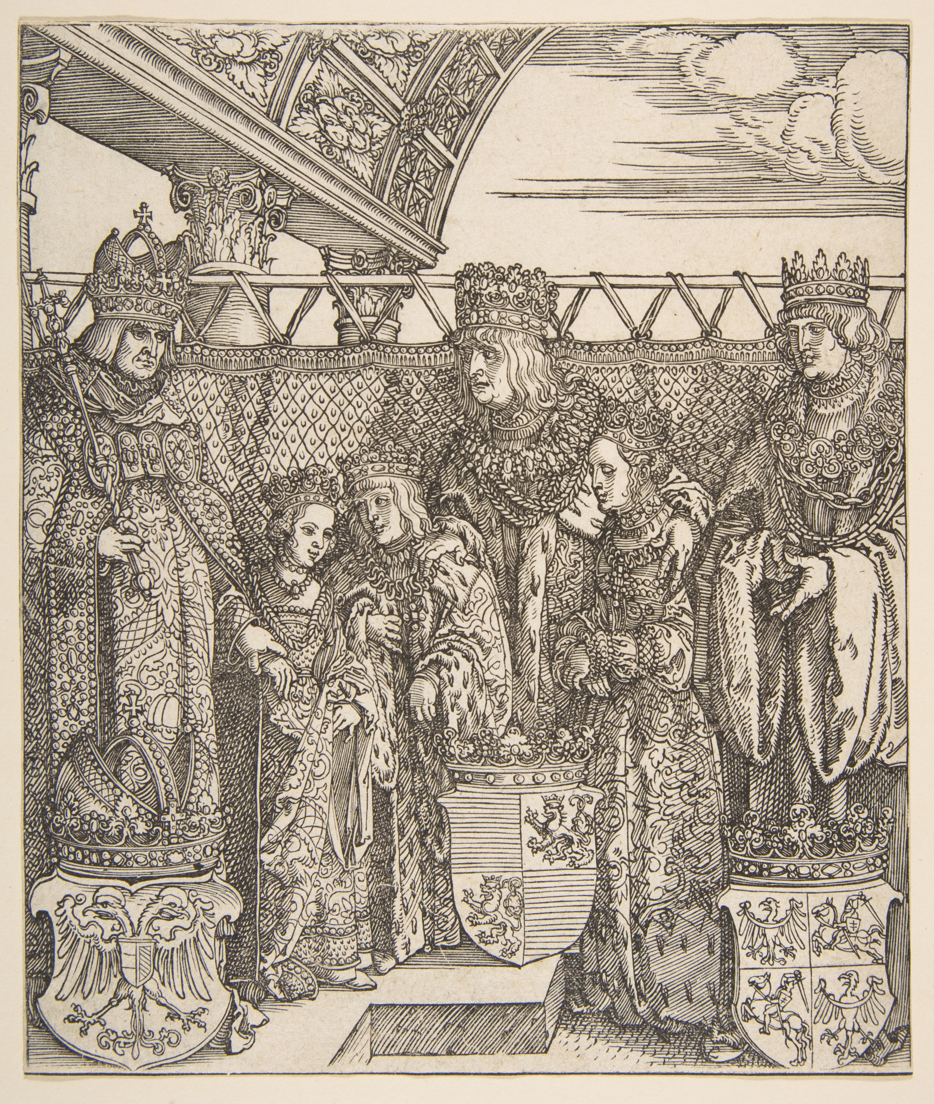 The Congress of Princes at Vienna, from the Triumphal Arch of Emperor Maximilian I by Albrecht Dürer