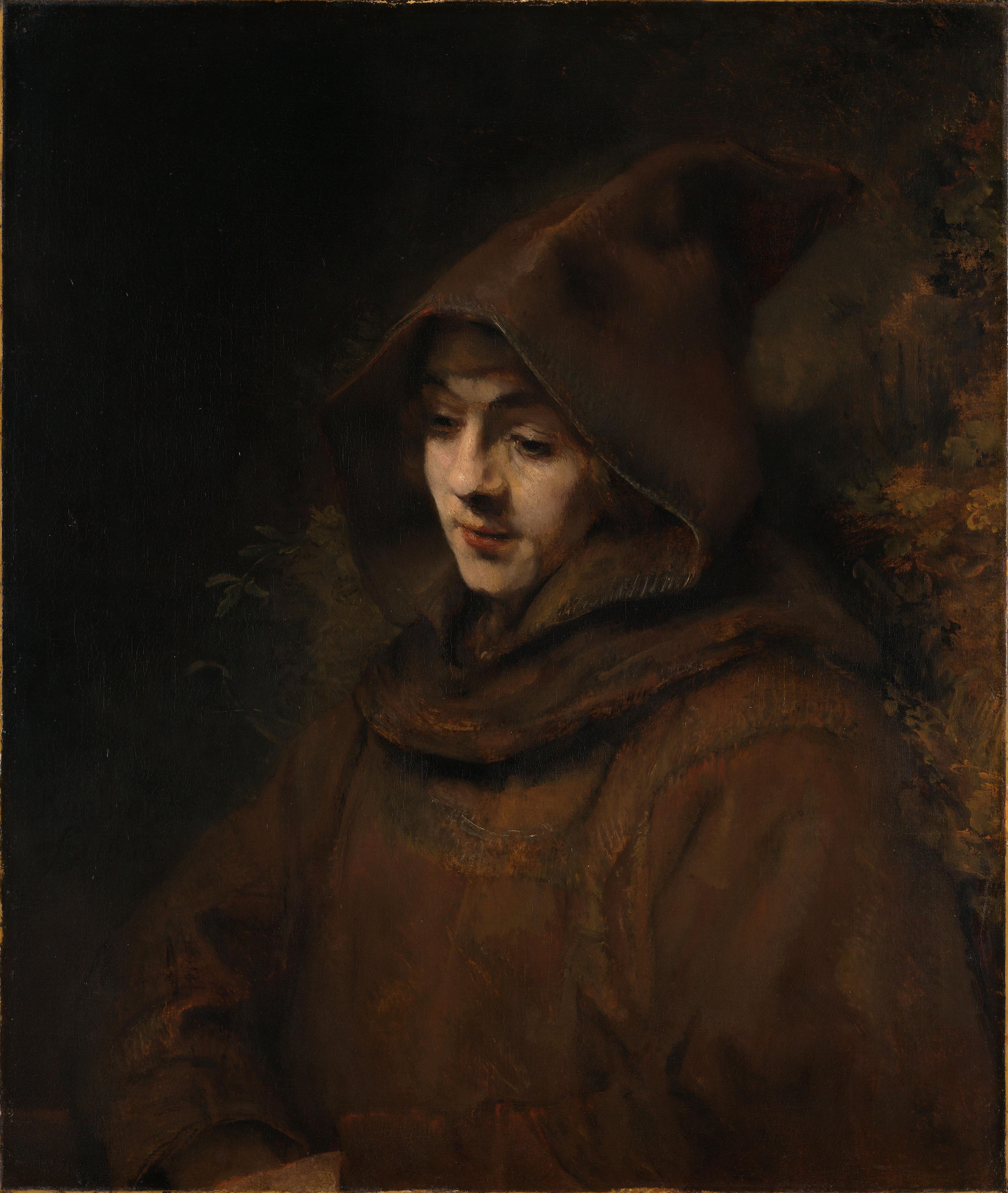 Titus in Monk's Habit by Rembrandt van Rijn