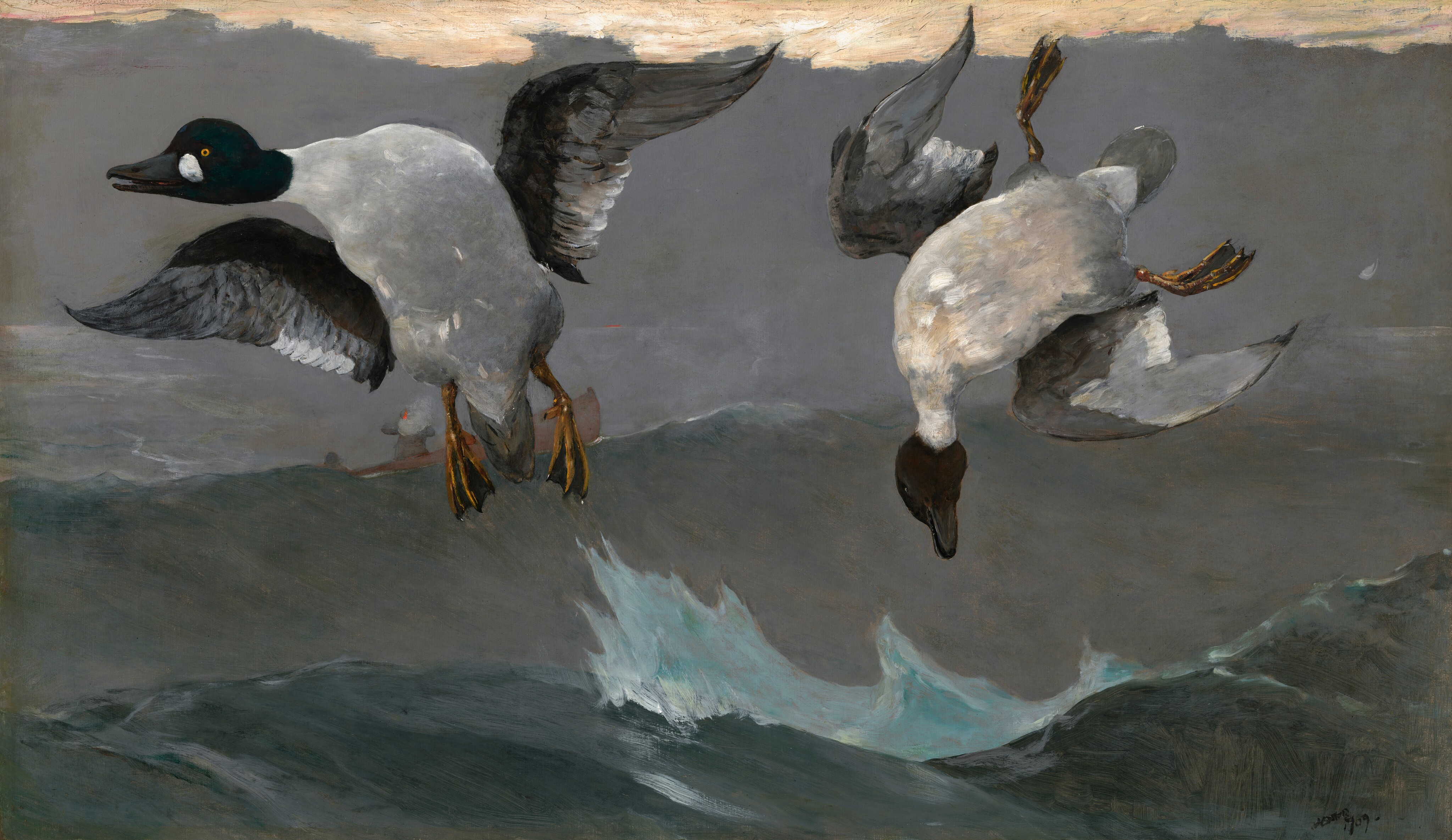 Right and Left by Winslow Homer