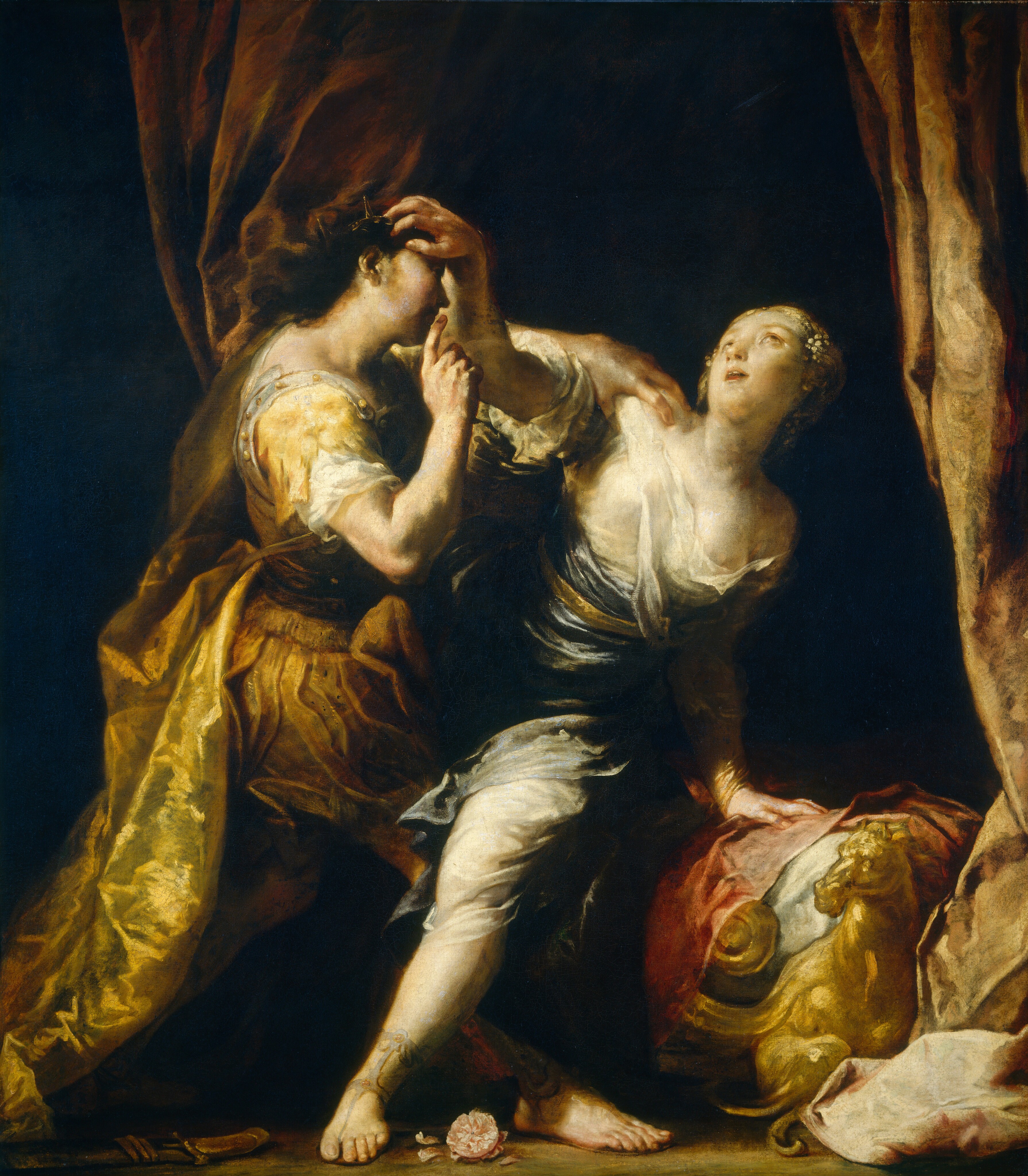 Tarquin and Lucretia by Giuseppe Maria Crespi