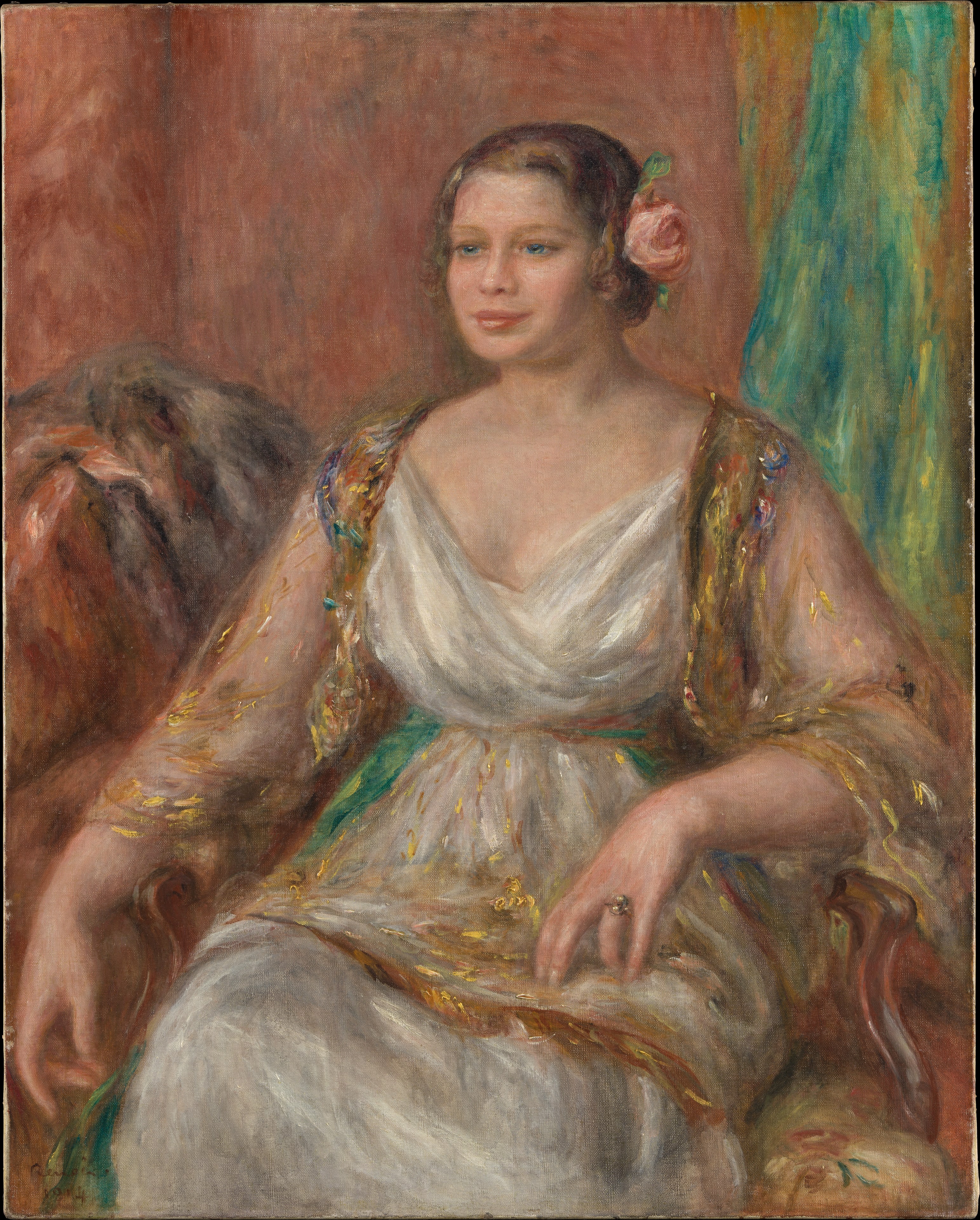 Tilla Durieux (Ottilie Godeffroy, 1880–1971) by Auguste Renoir
