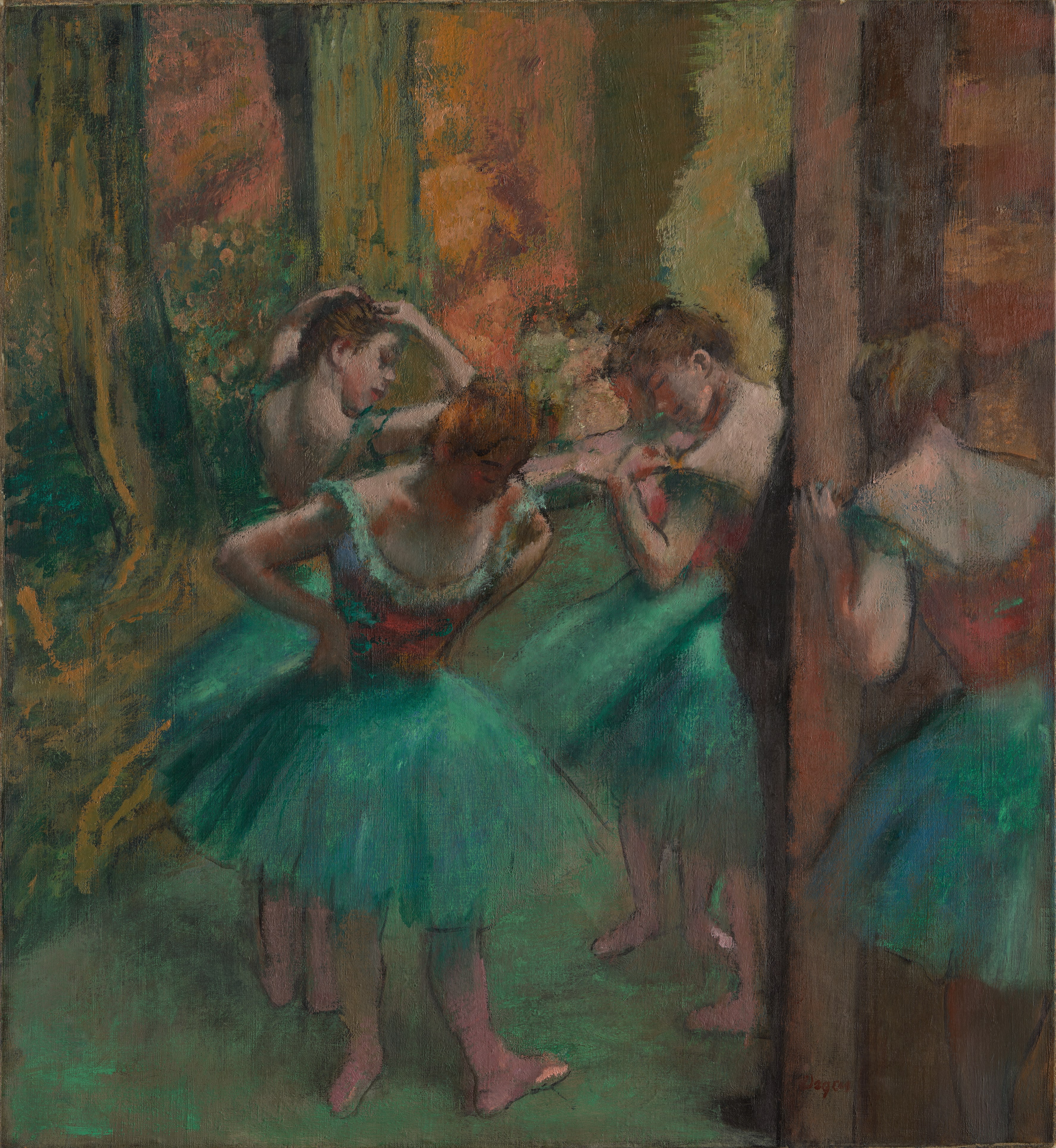 Dancers, Pink and Green by Edgar Degas
