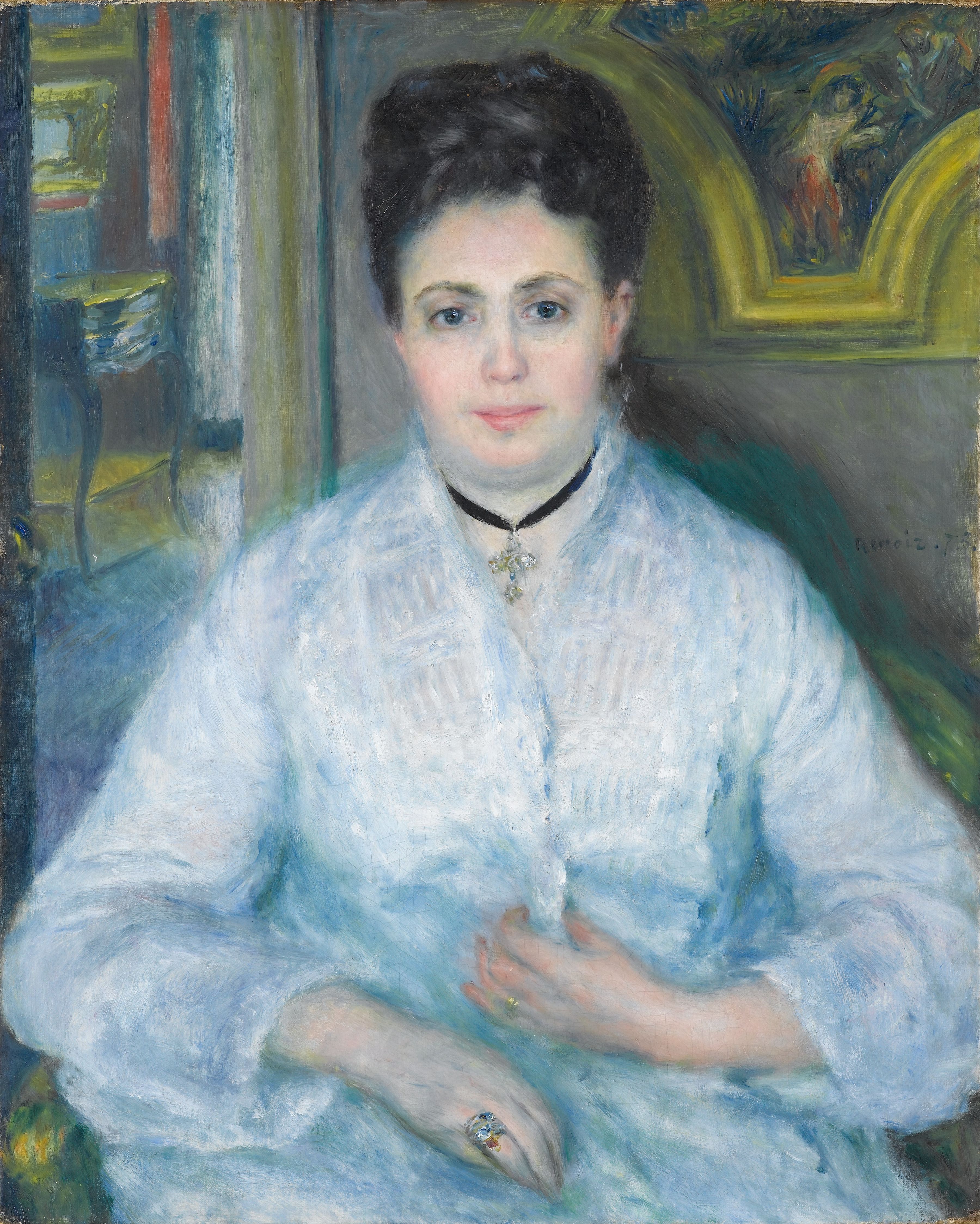 Madame Victor Chocquet by Auguste Renoir