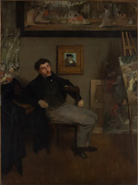 James-Jacques-Joseph Tissot (1836–1902) by Edgar Degas