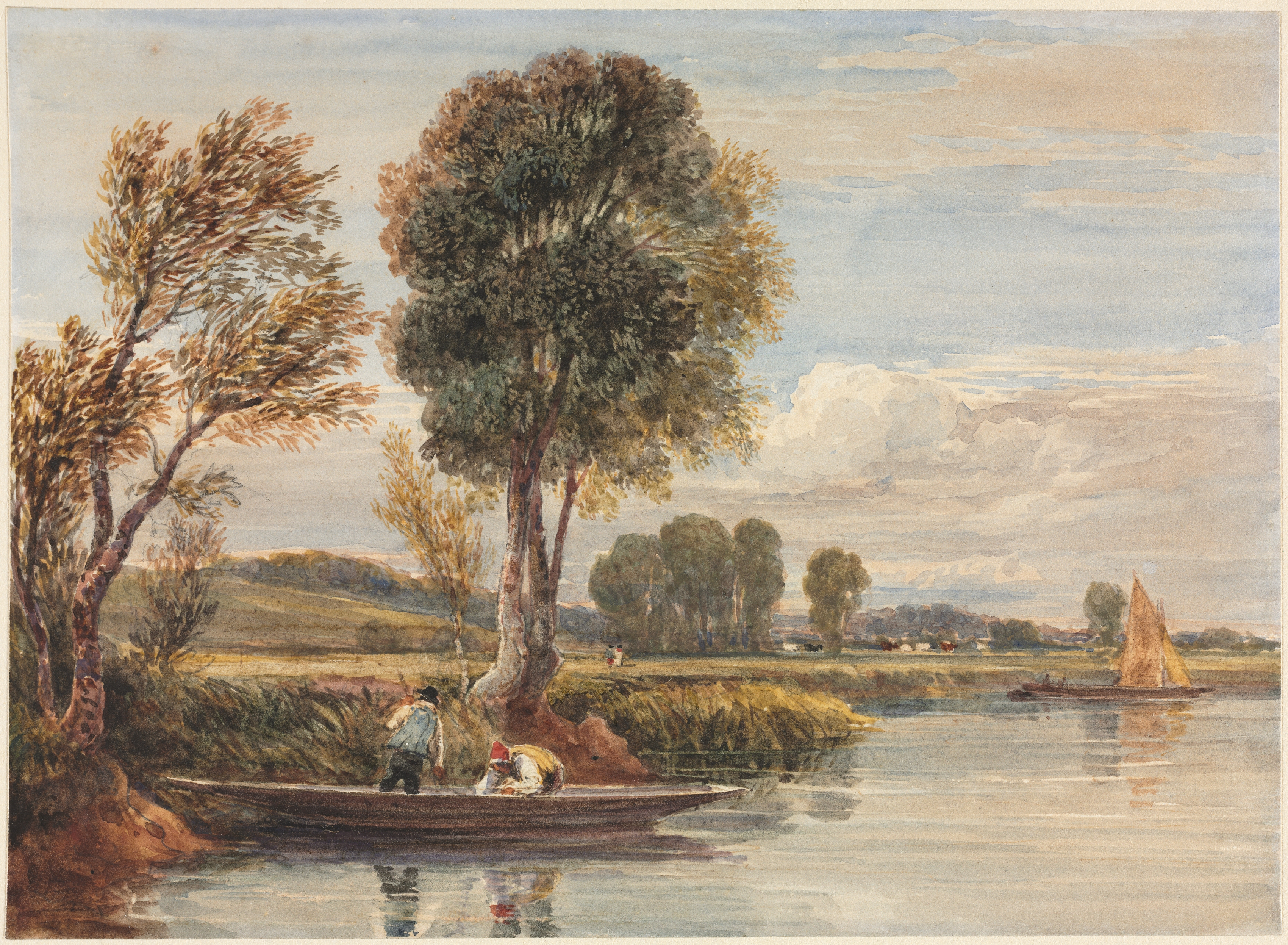 On the Thames by David Cox