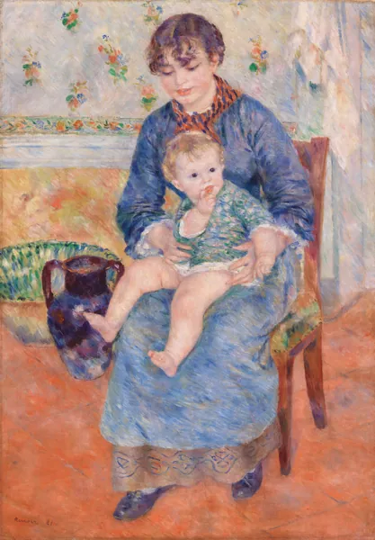 Young Mother (Jeune mère) by Pierre-Auguste Renoir