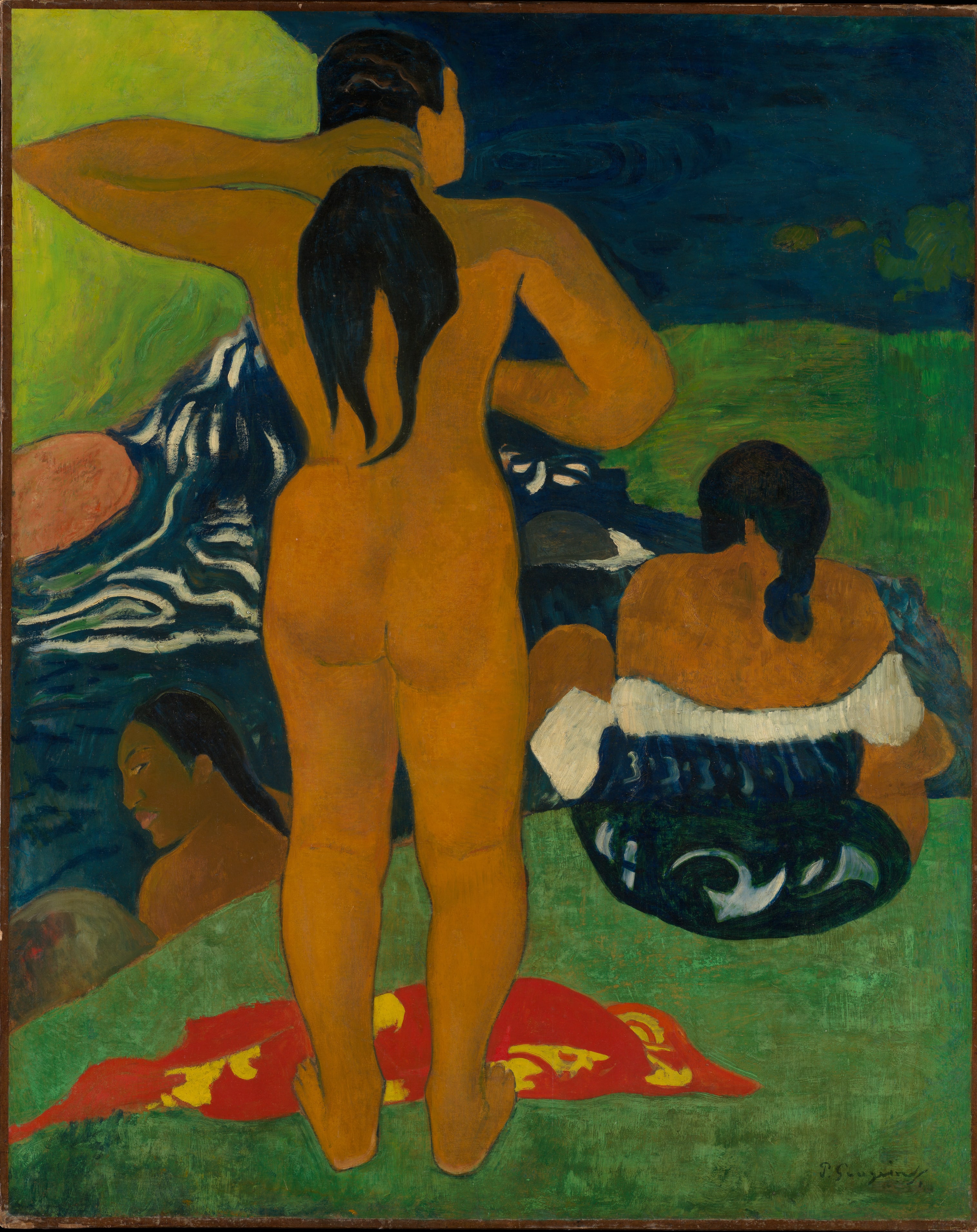 Tahitian Women Bathing by Paul Gauguin