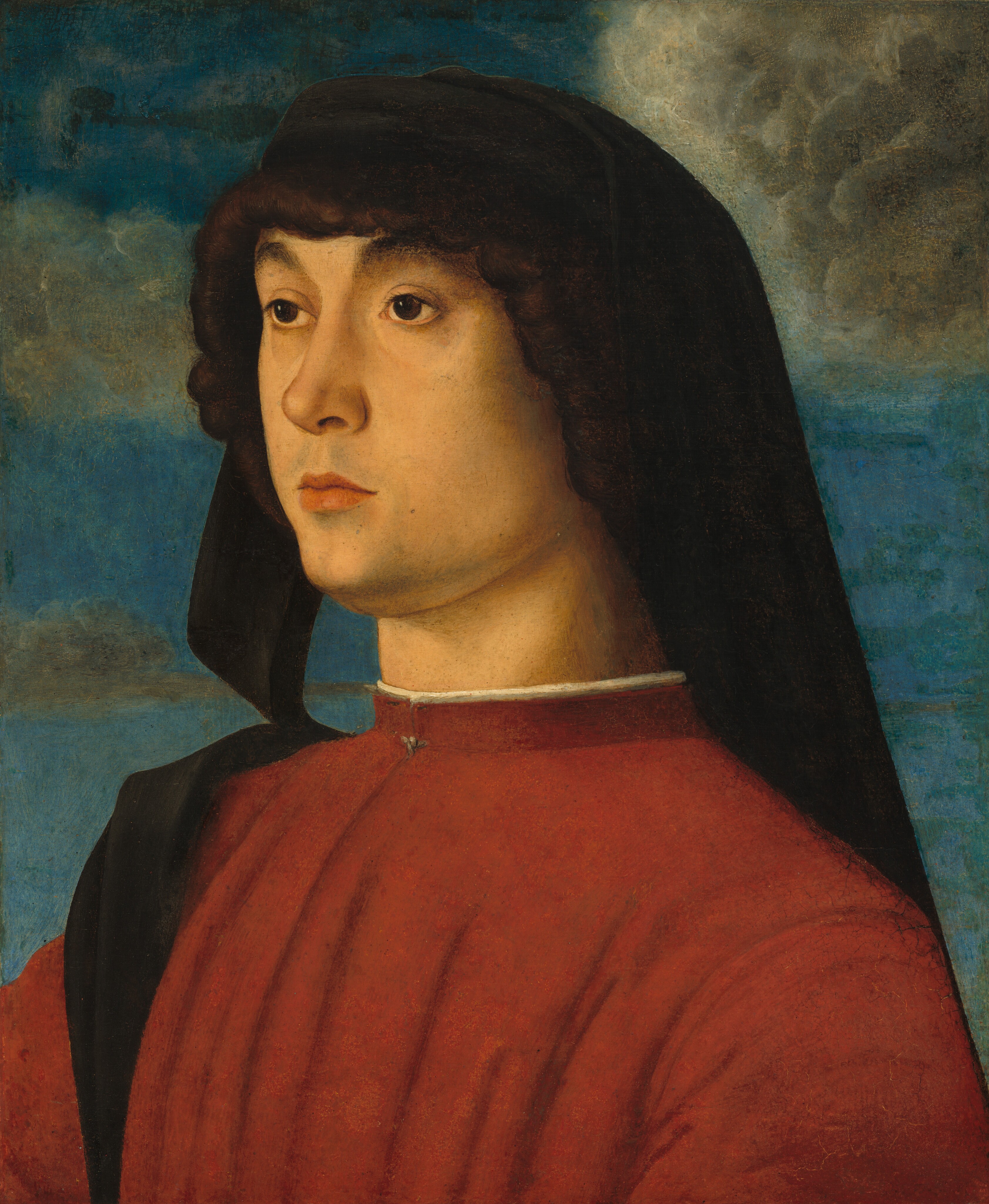 Portrait of a Young Man in Red by Giovanni Bellini