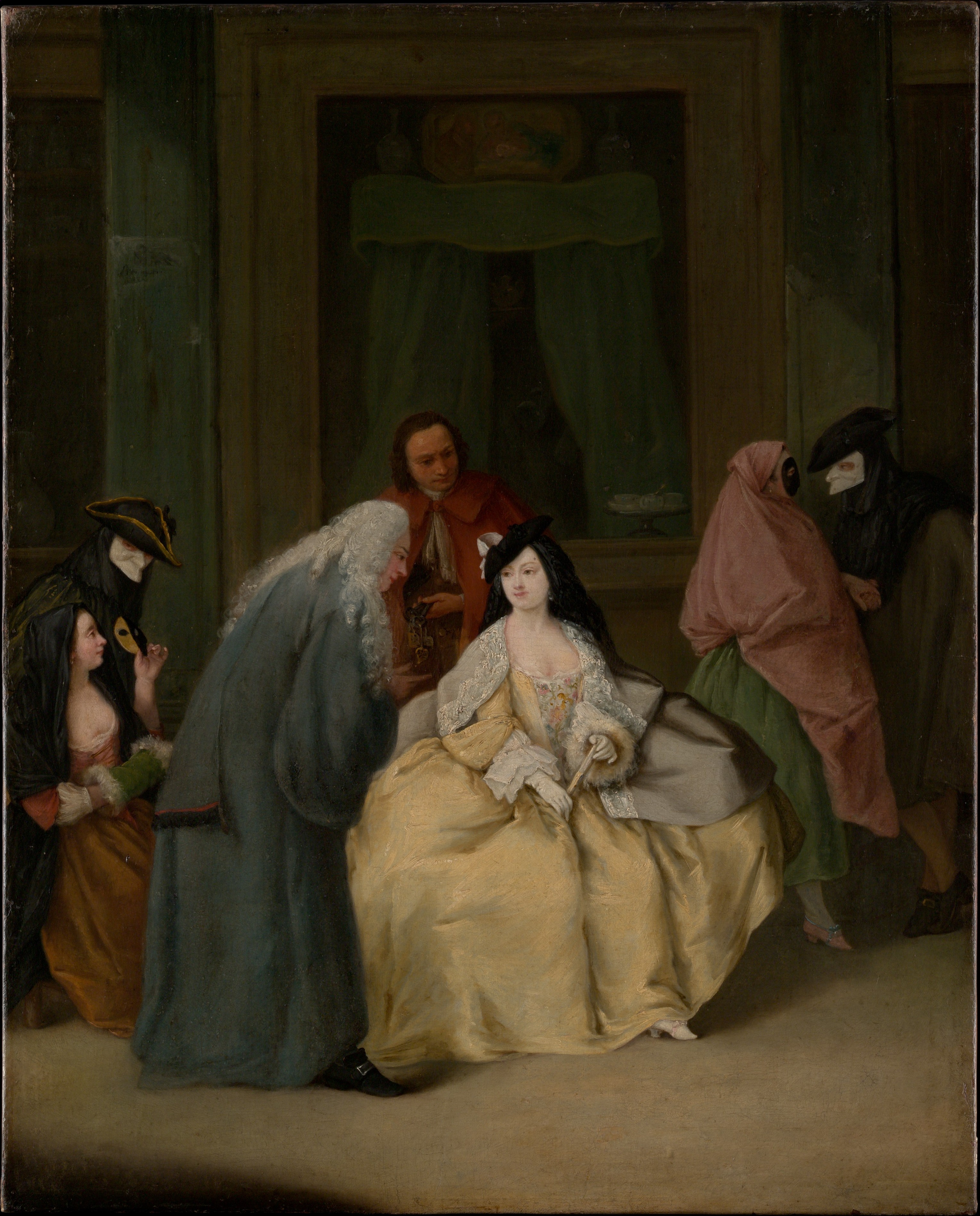 The Meeting by Pietro Longhi (Pietro Falca)