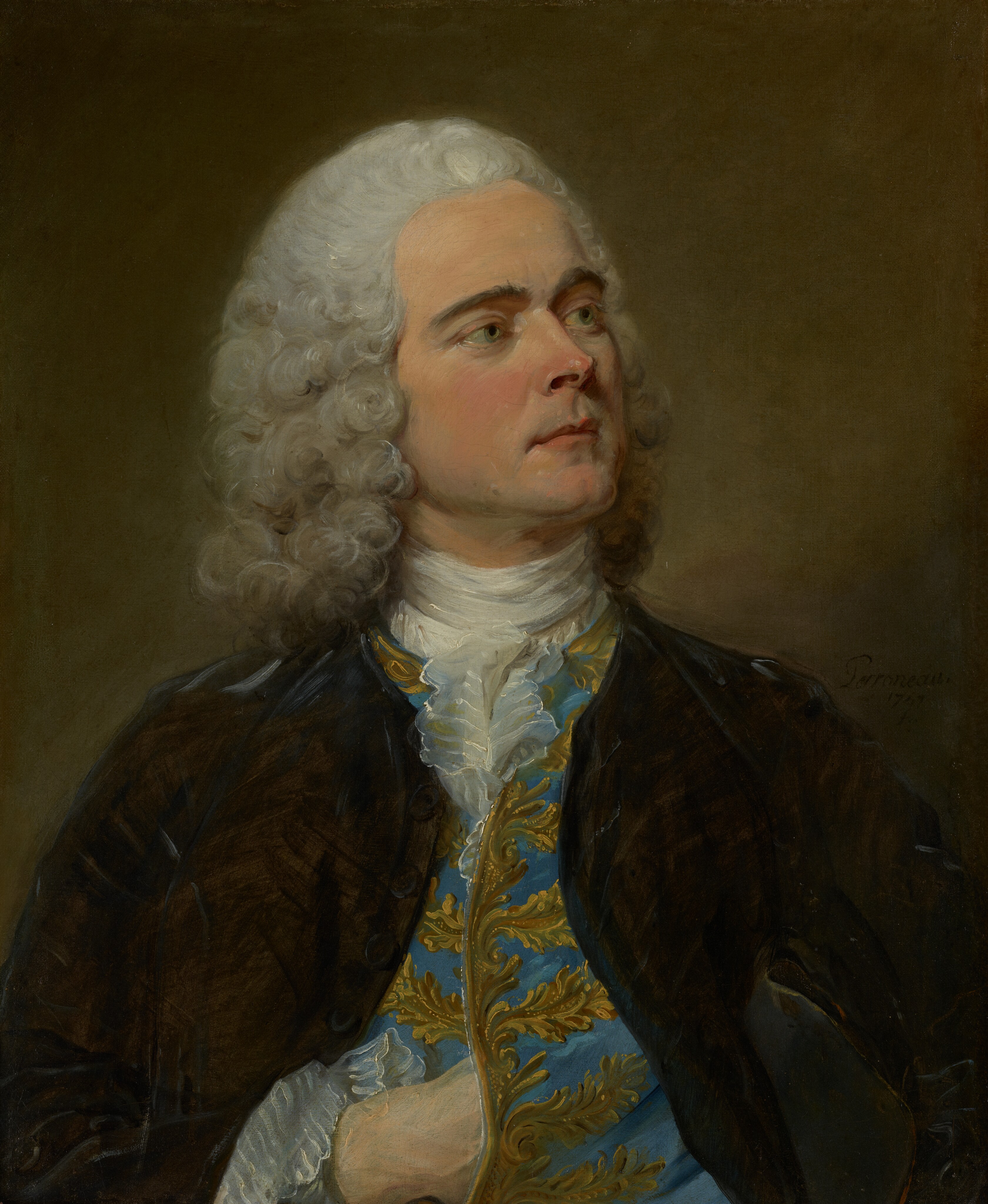 Charles-François Pinceloup de la Grange by Jean-Baptiste Perronneau