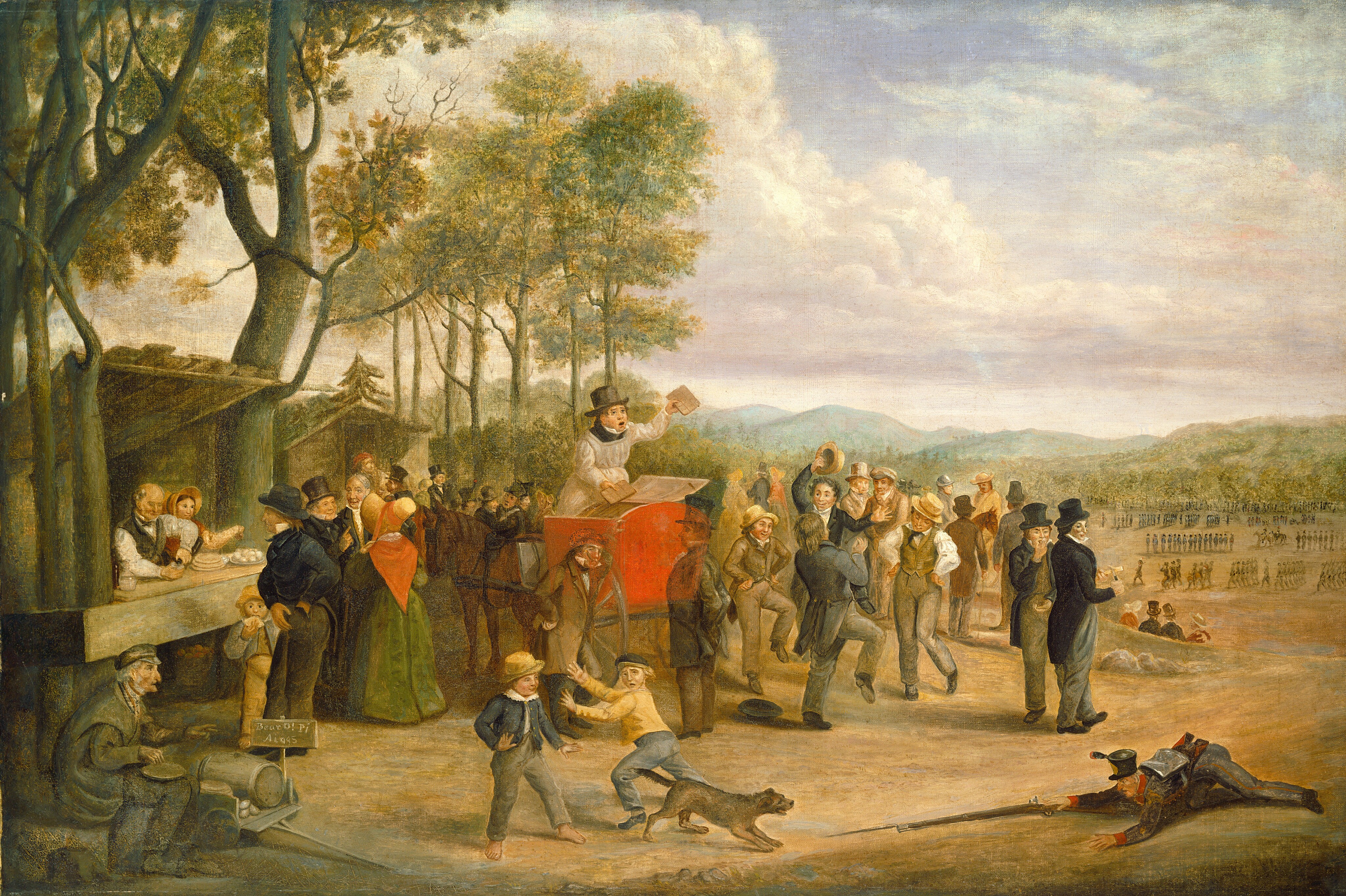 Muster Day by Charles Henry Granger