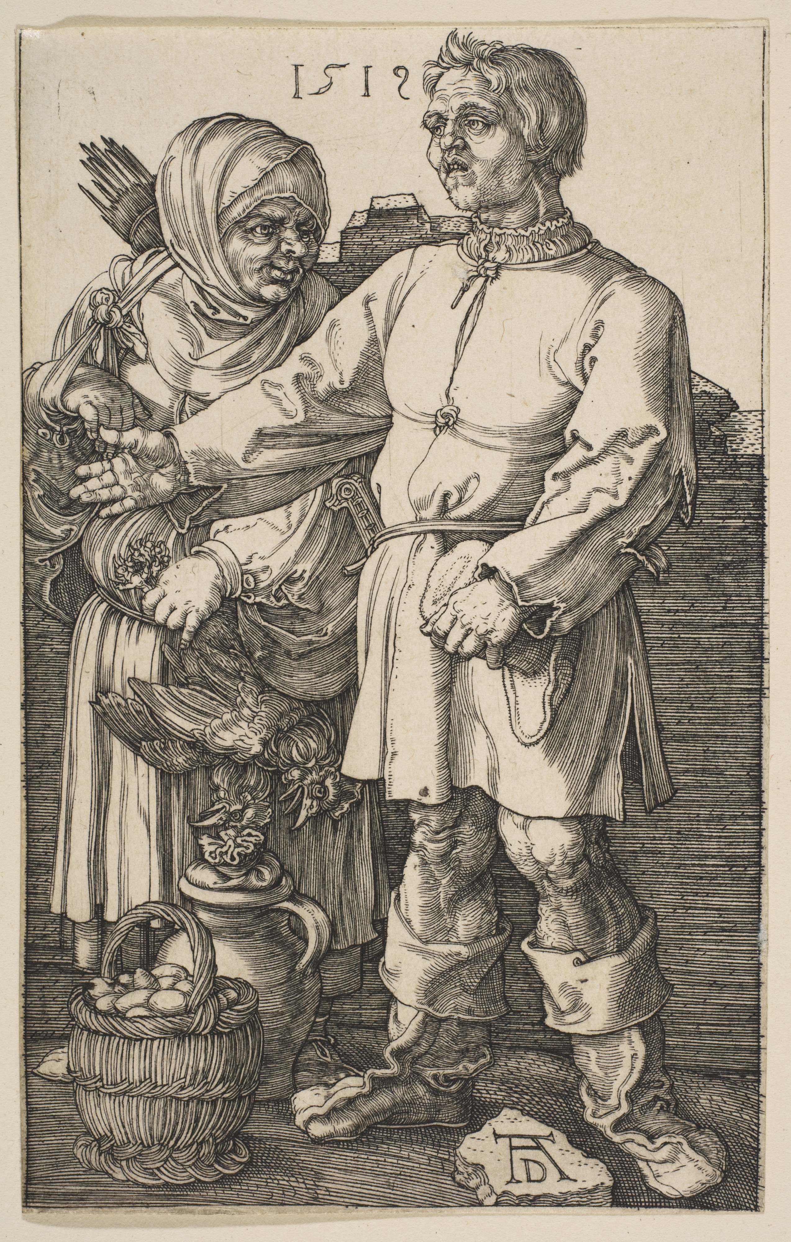 The Peasant Couple at Market by Albrecht Dürer