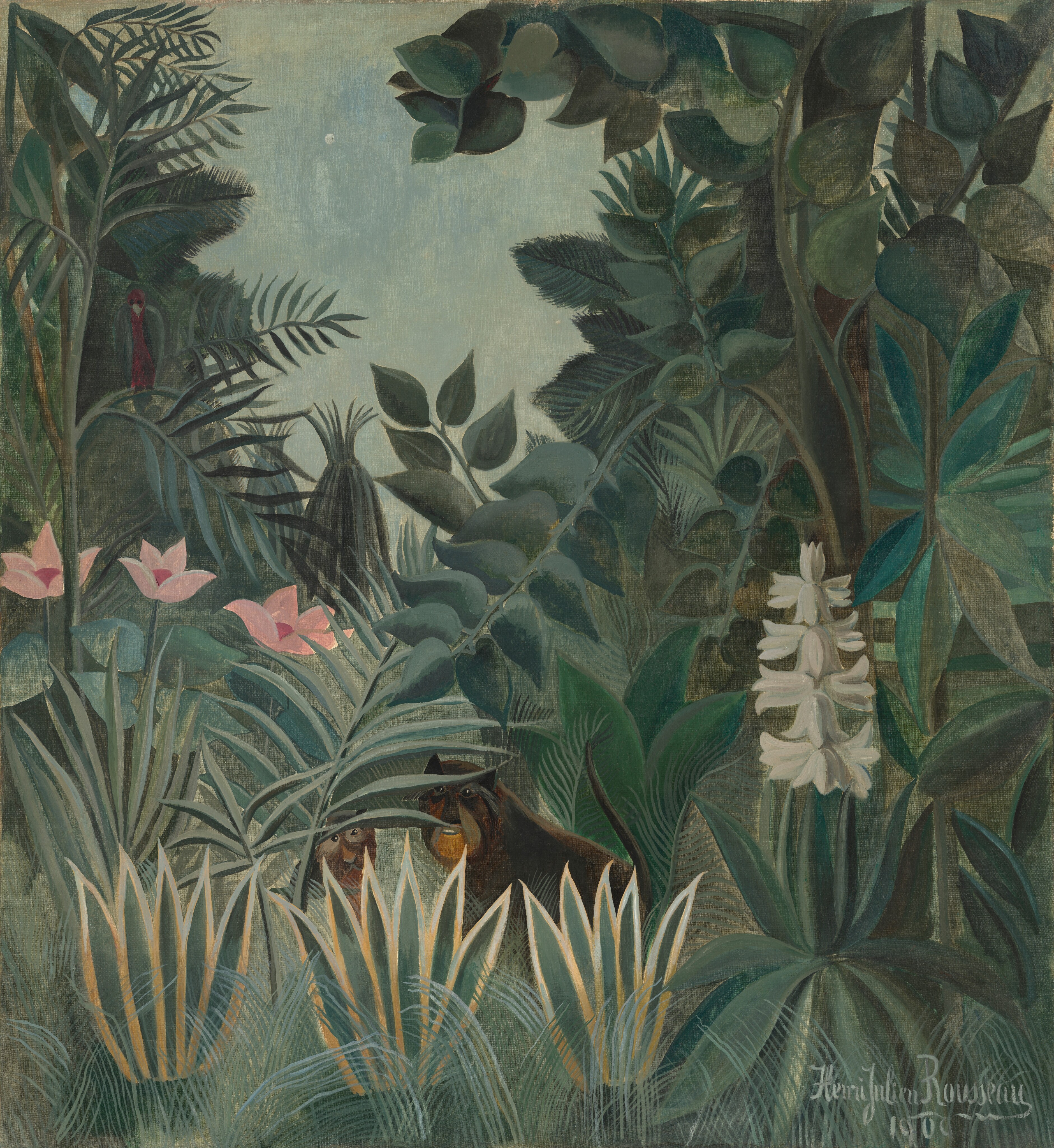 The Equatorial Jungle by Henri Rousseau