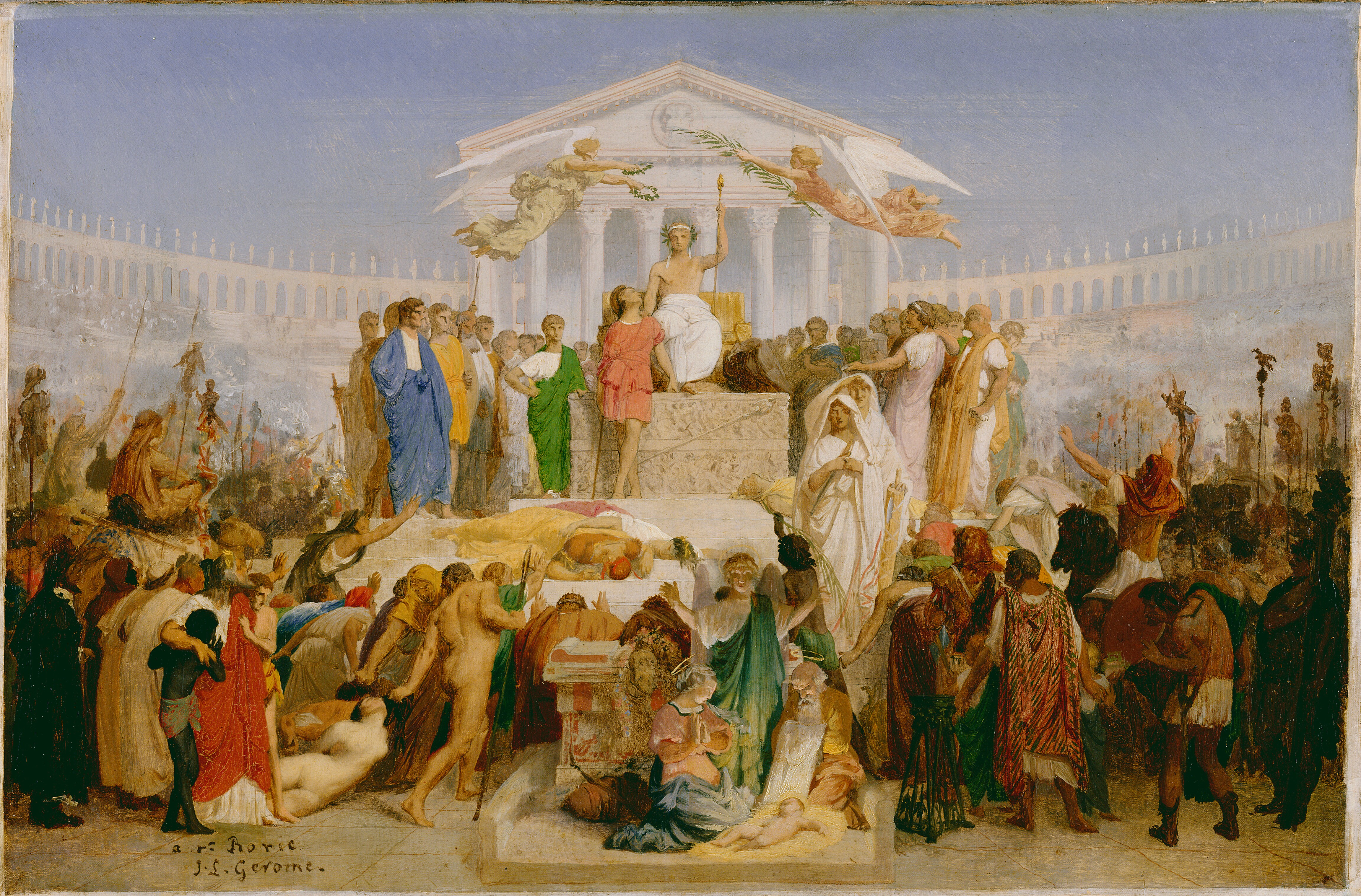 The Age of Augustus, the Birth of Christ by Jean-Léon Gérôme