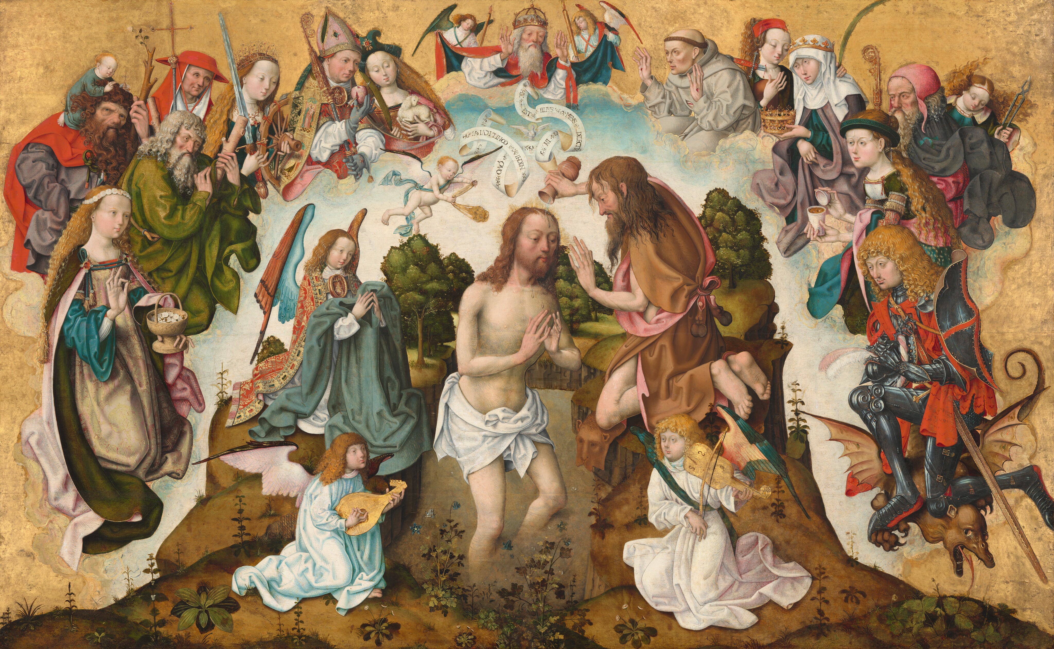 The Baptism of Christ by Master of the Saint Bartholomew Altar