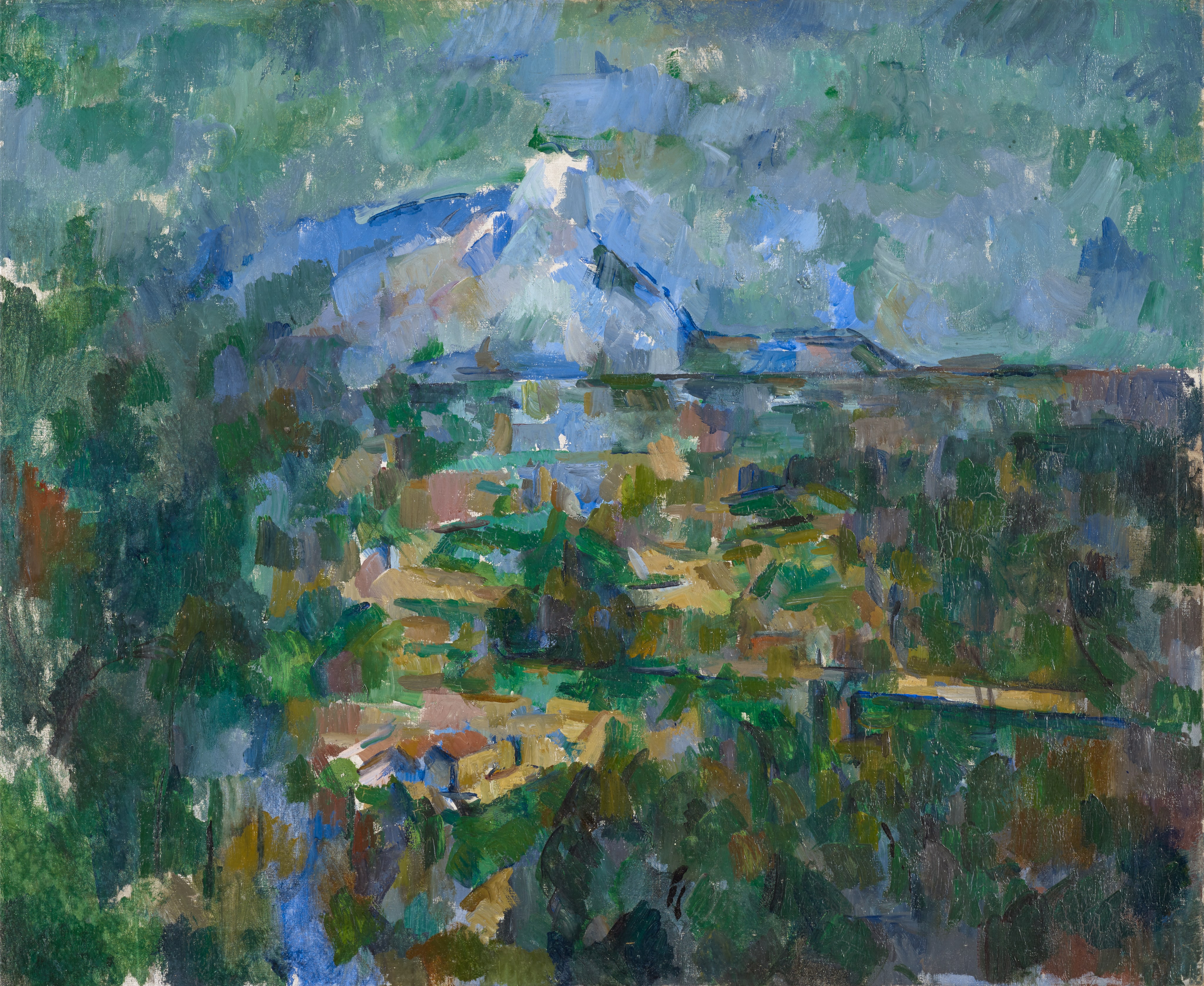 Le Mont Sainte-Victoire vu des Lauves by Paul Cézanne
