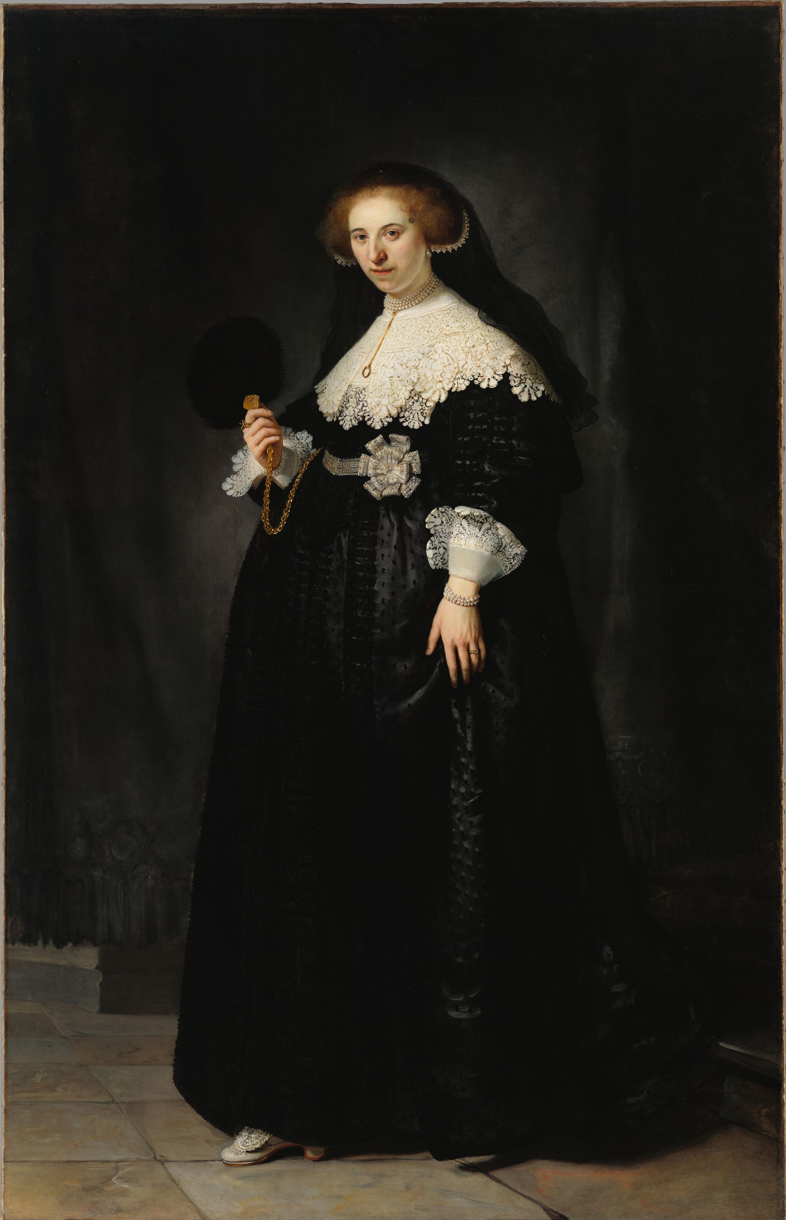 Portrait of Oopjen Coppit by Rembrandt van Rijn