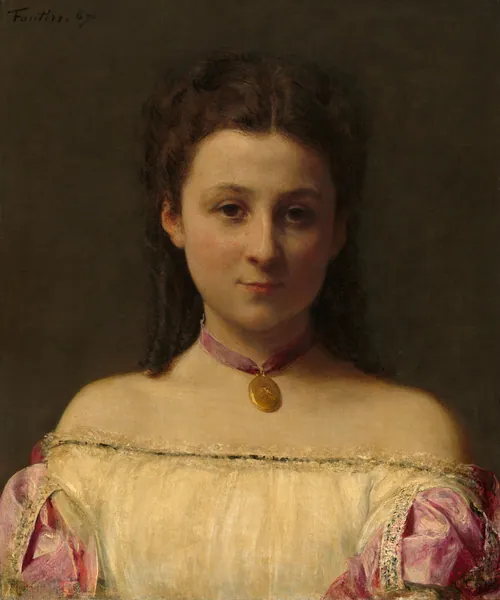 Mademoiselle de Fitz-James by Henri Fantin-Latour