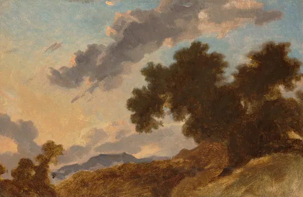 Mountain Landscape at Sunset by Jean Honoré Fragonard