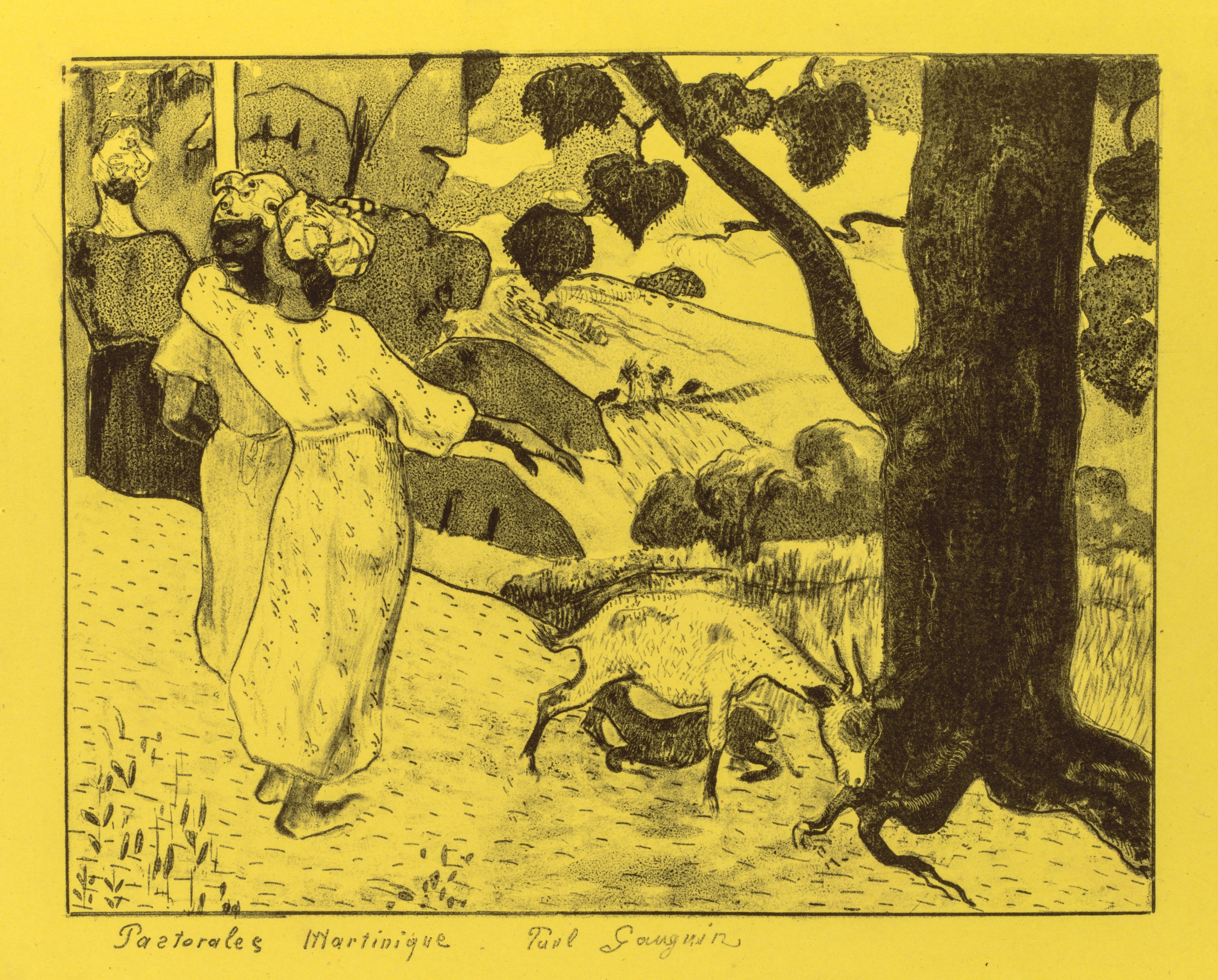 Volpini Suite:  Martinique Pastoral (Pastorales Martinique) by Paul Gauguin