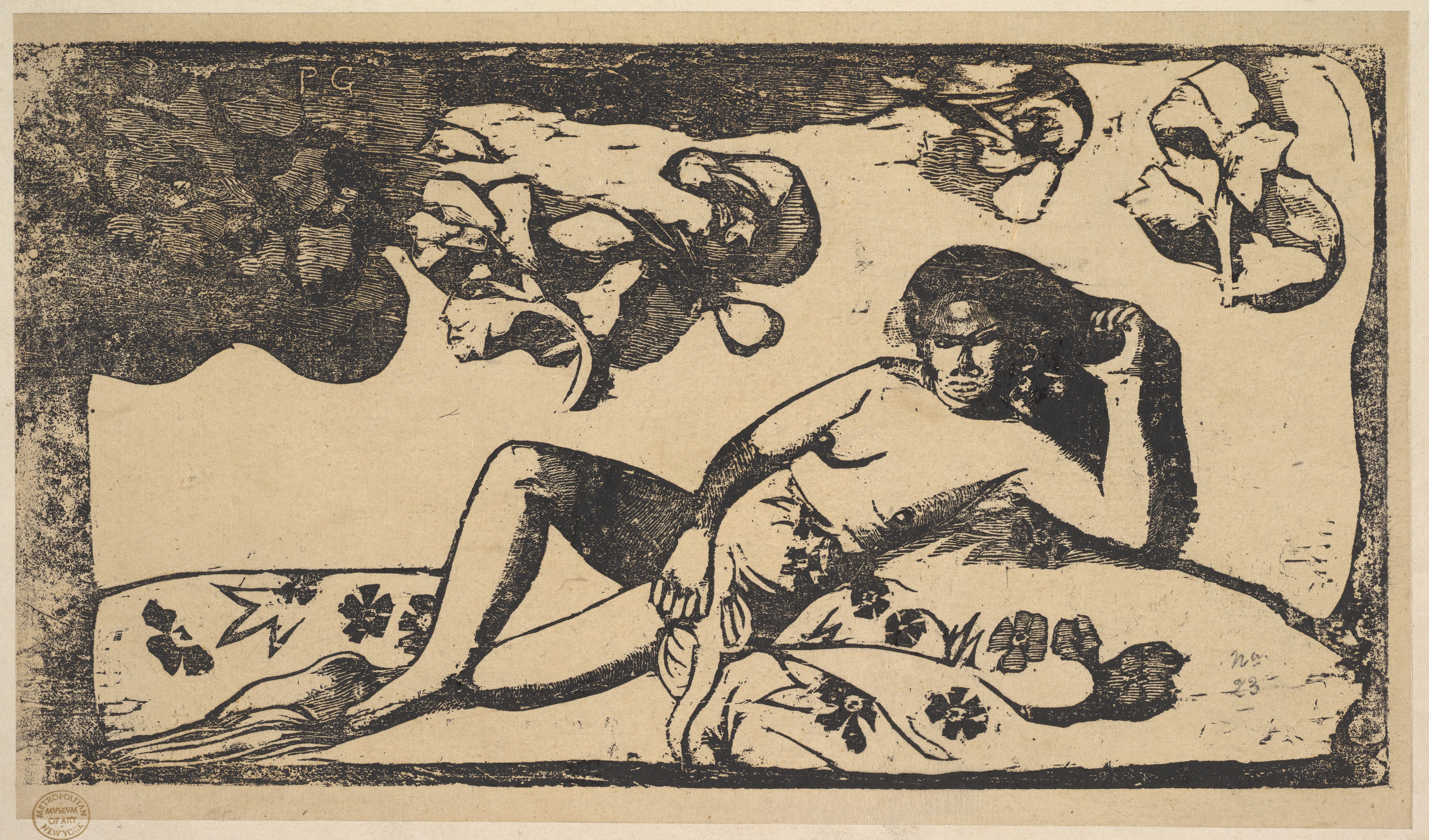 The Queen of Beauty -- Langorous by Paul Gauguin