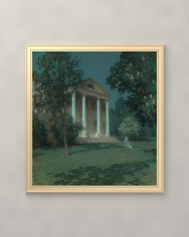 May Night, Willard Leroy Metcalf