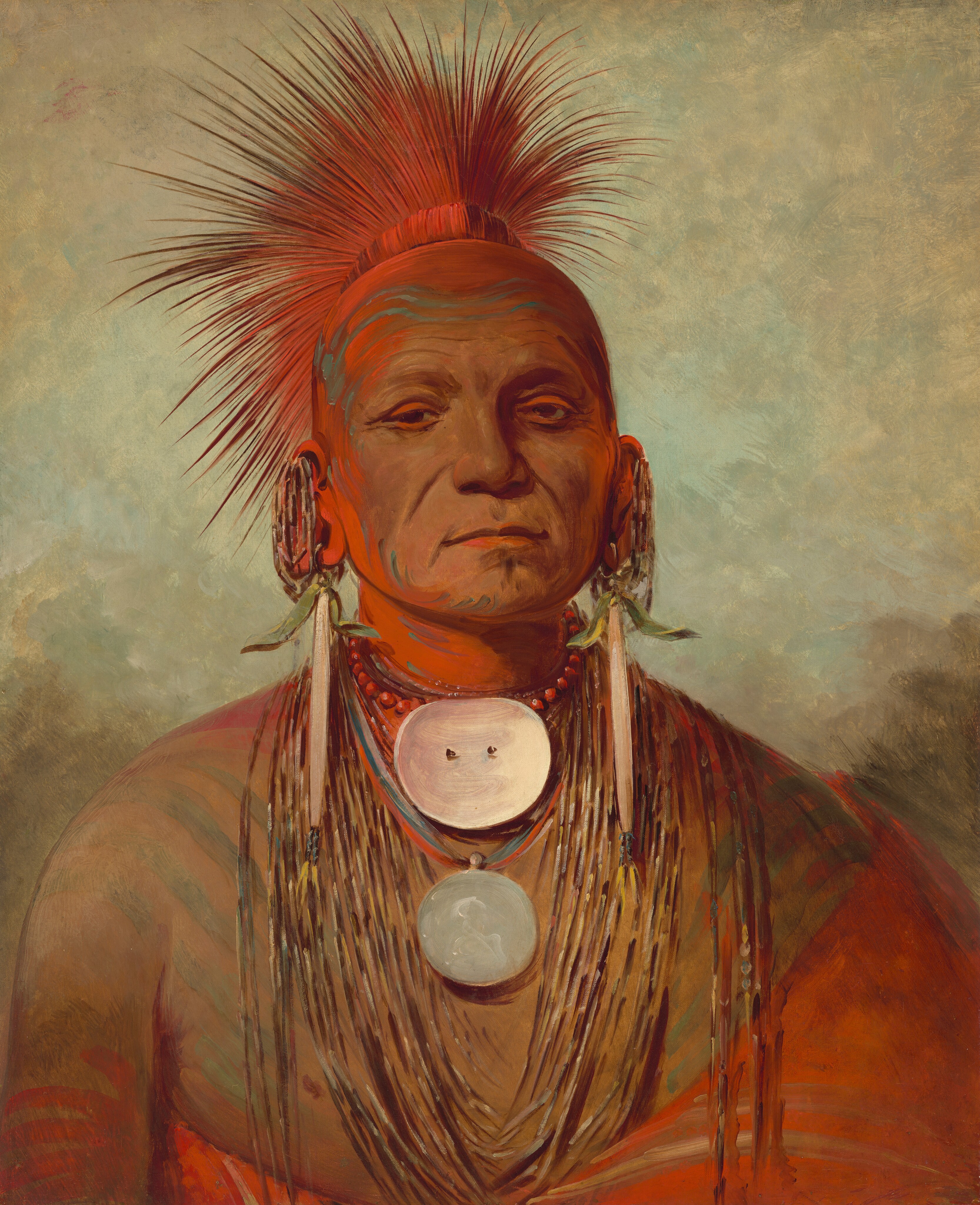 See-non-ty-a, an Iowa Medicine Man by George Catlin