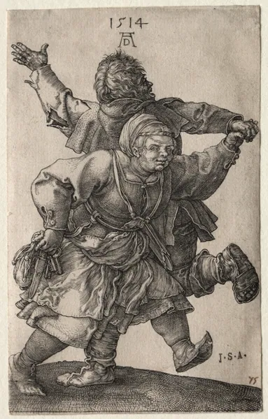 Peasant Couple Dancing by Albrecht Dürer