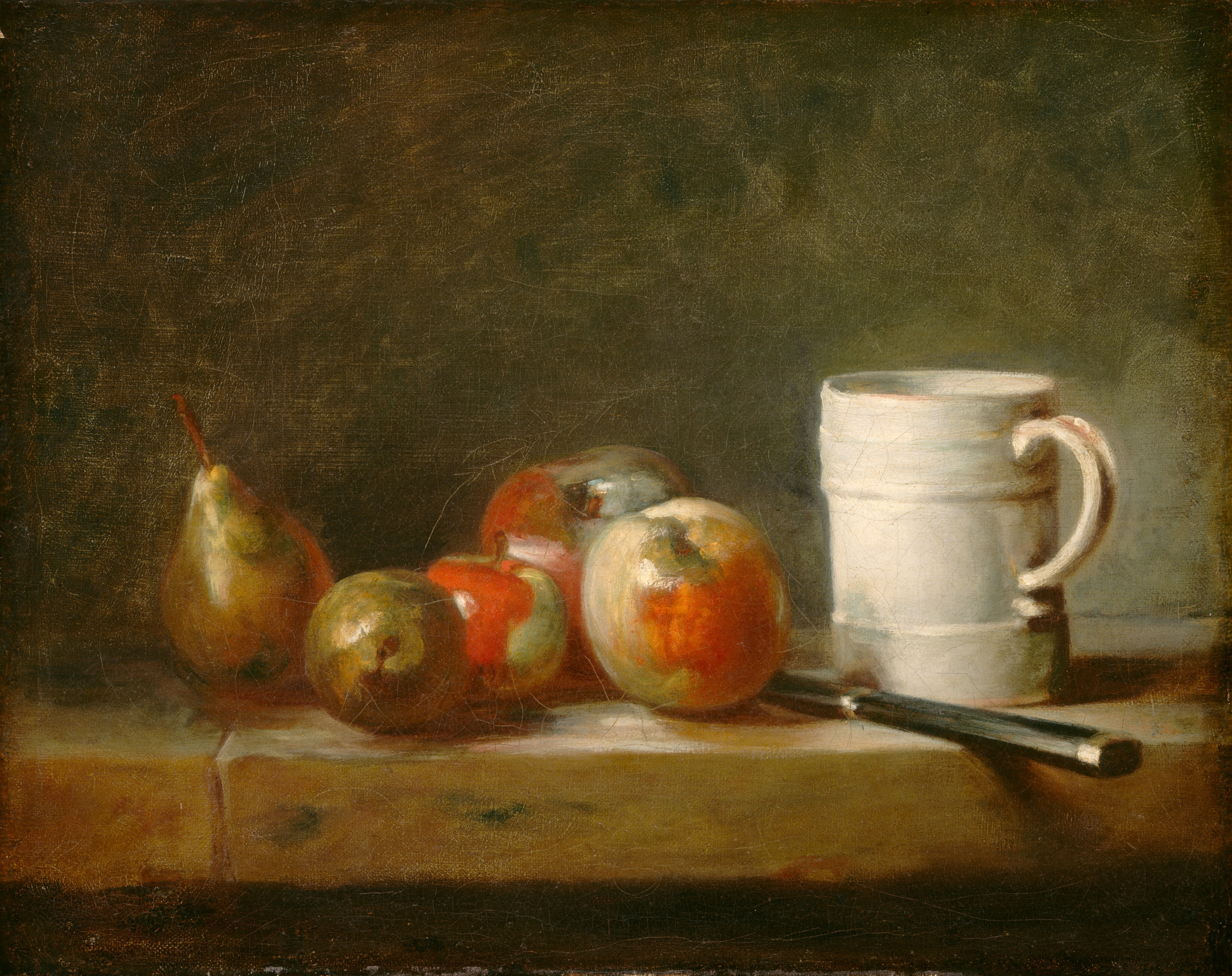Still Life with a White Mug by Jean Siméon Chardin