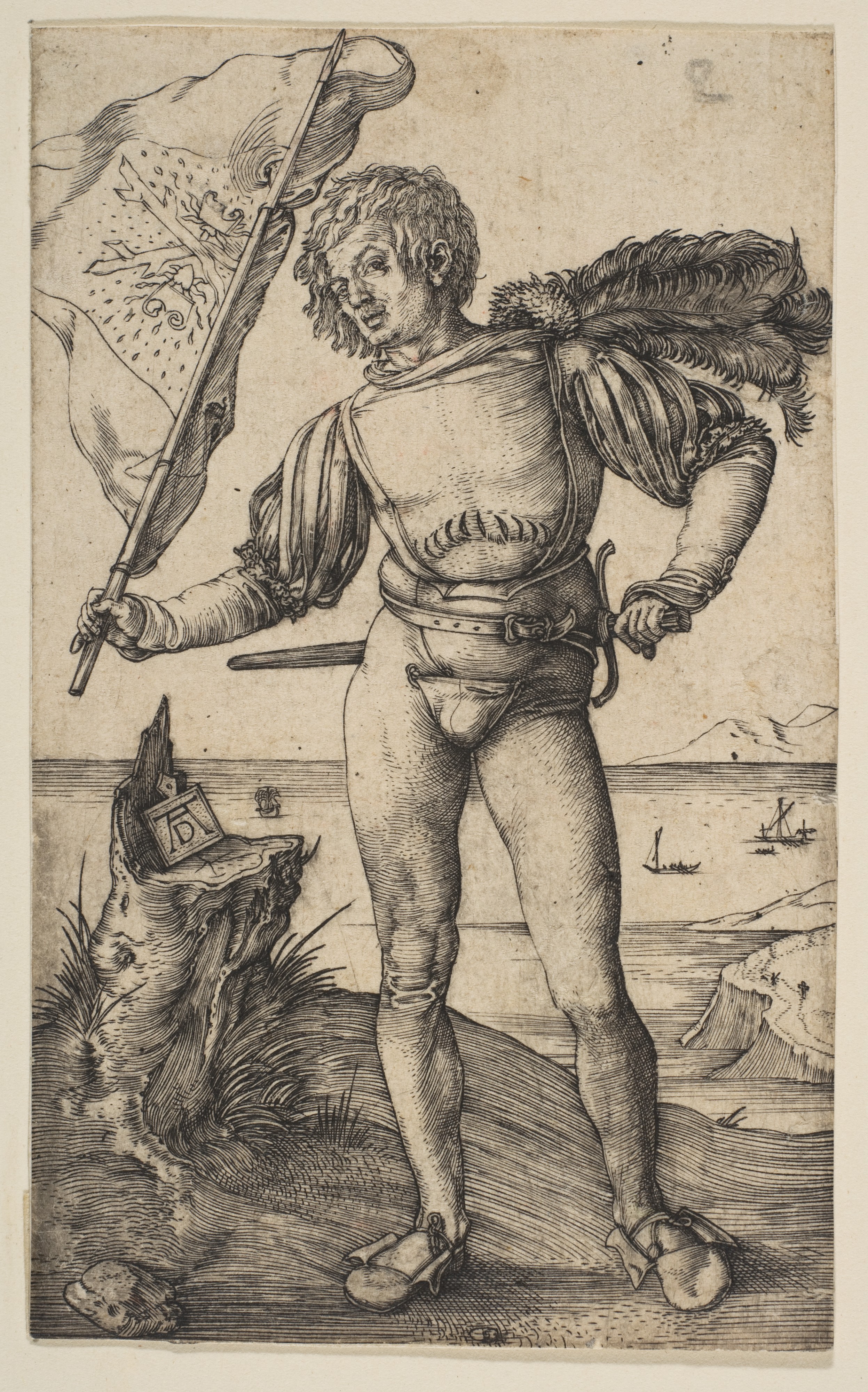 The Standard Bearer by Albrecht Dürer