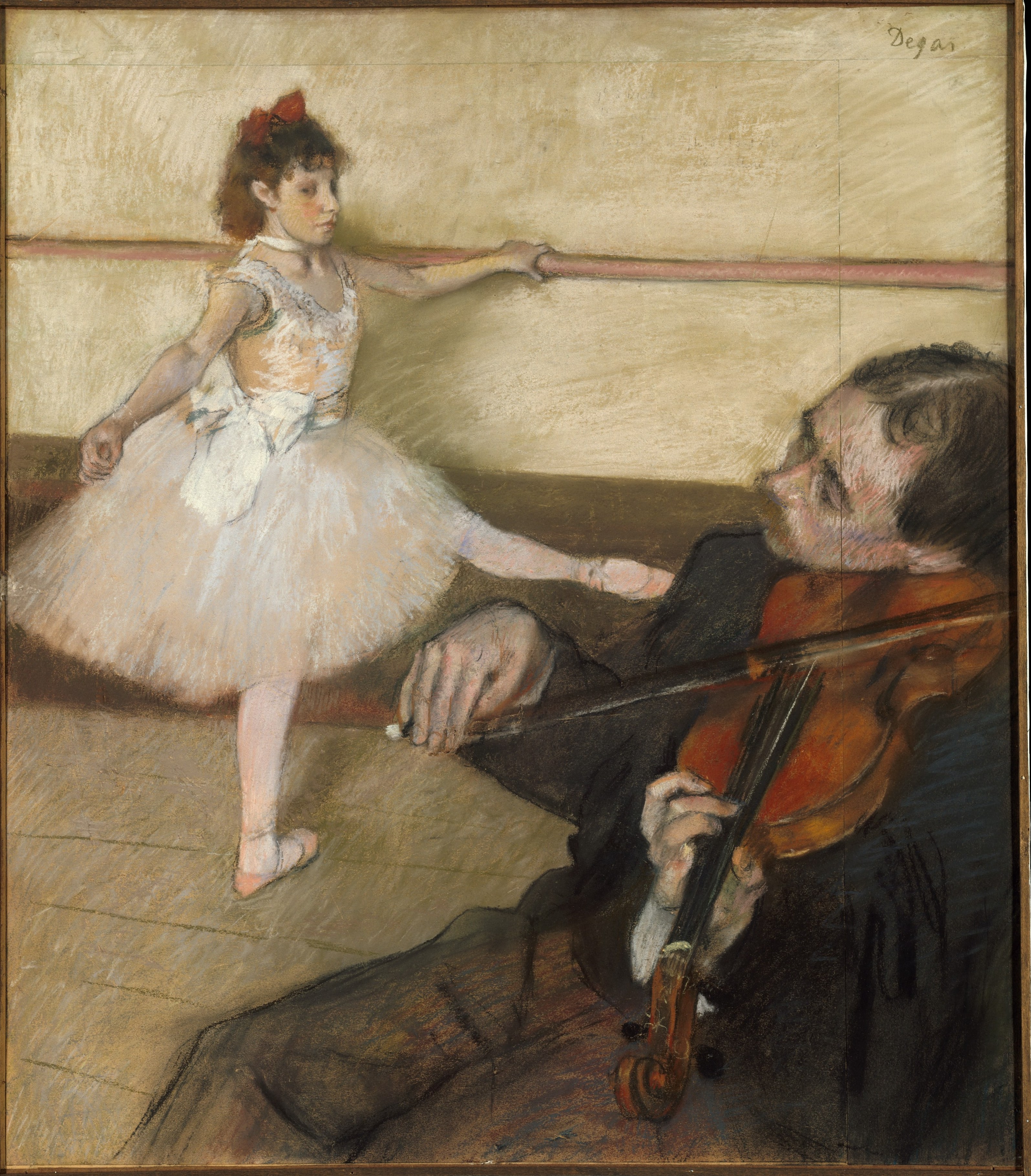 The Dance Lesson by Edgar Degas