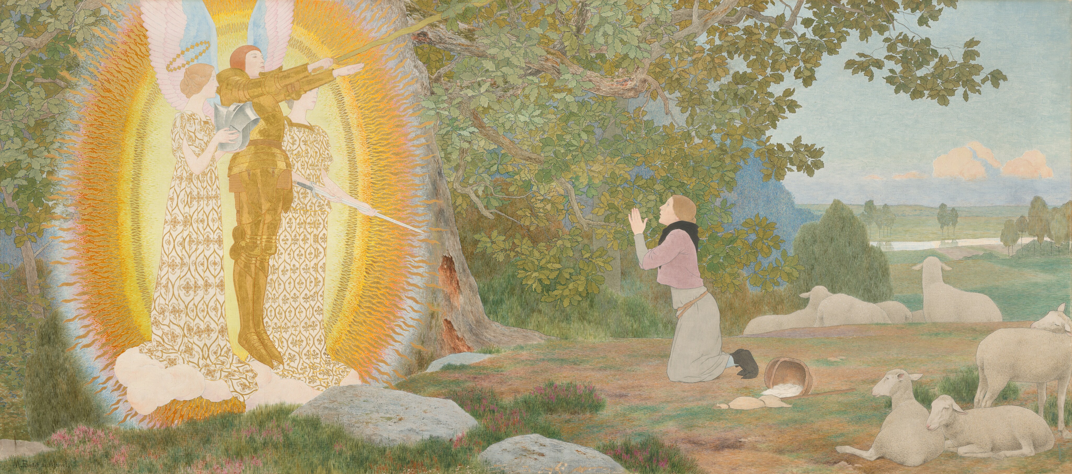 The Vision and Inspiration by Louis Maurice Boutet de Monvel