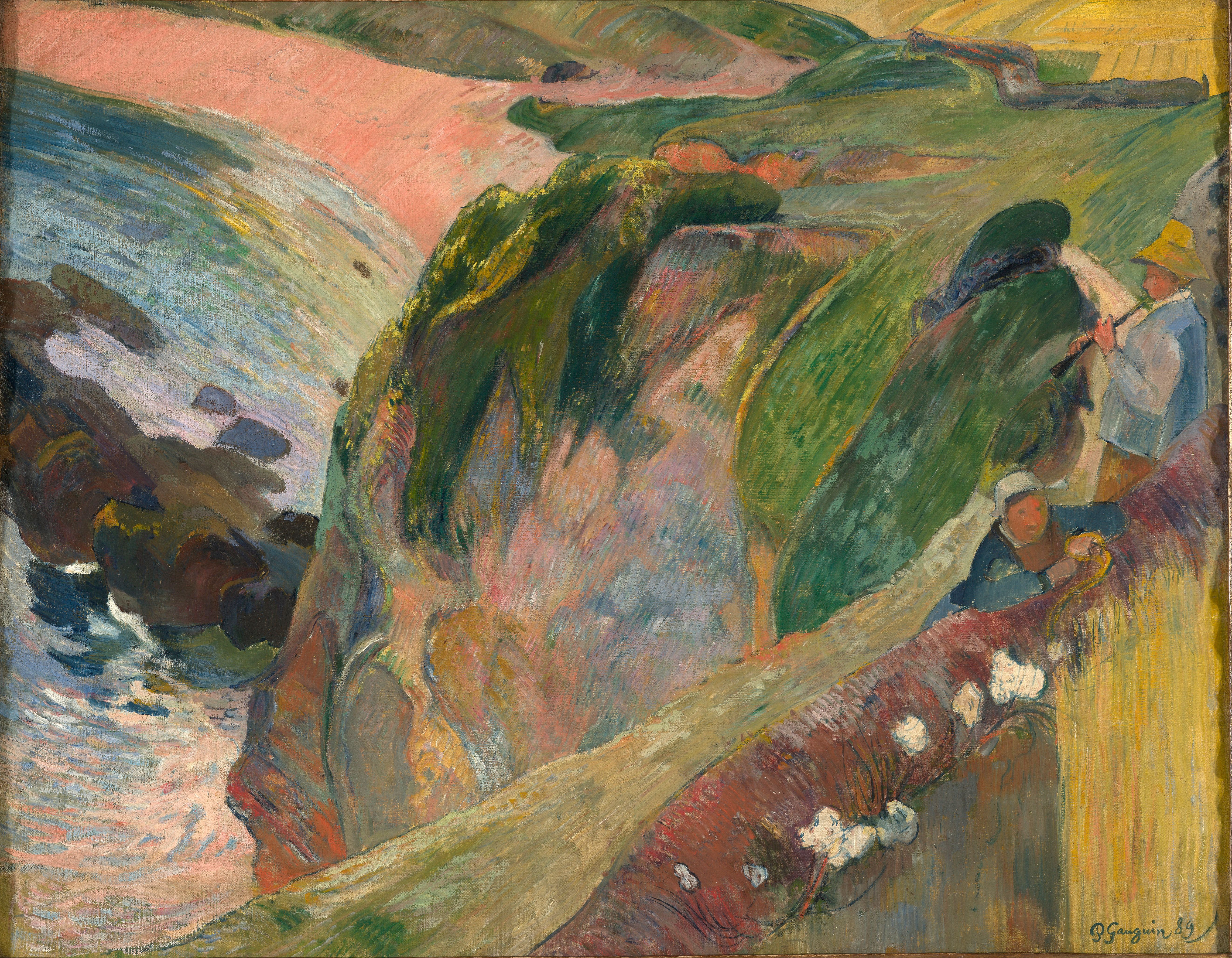 Above the Sea by Paul Gauguin