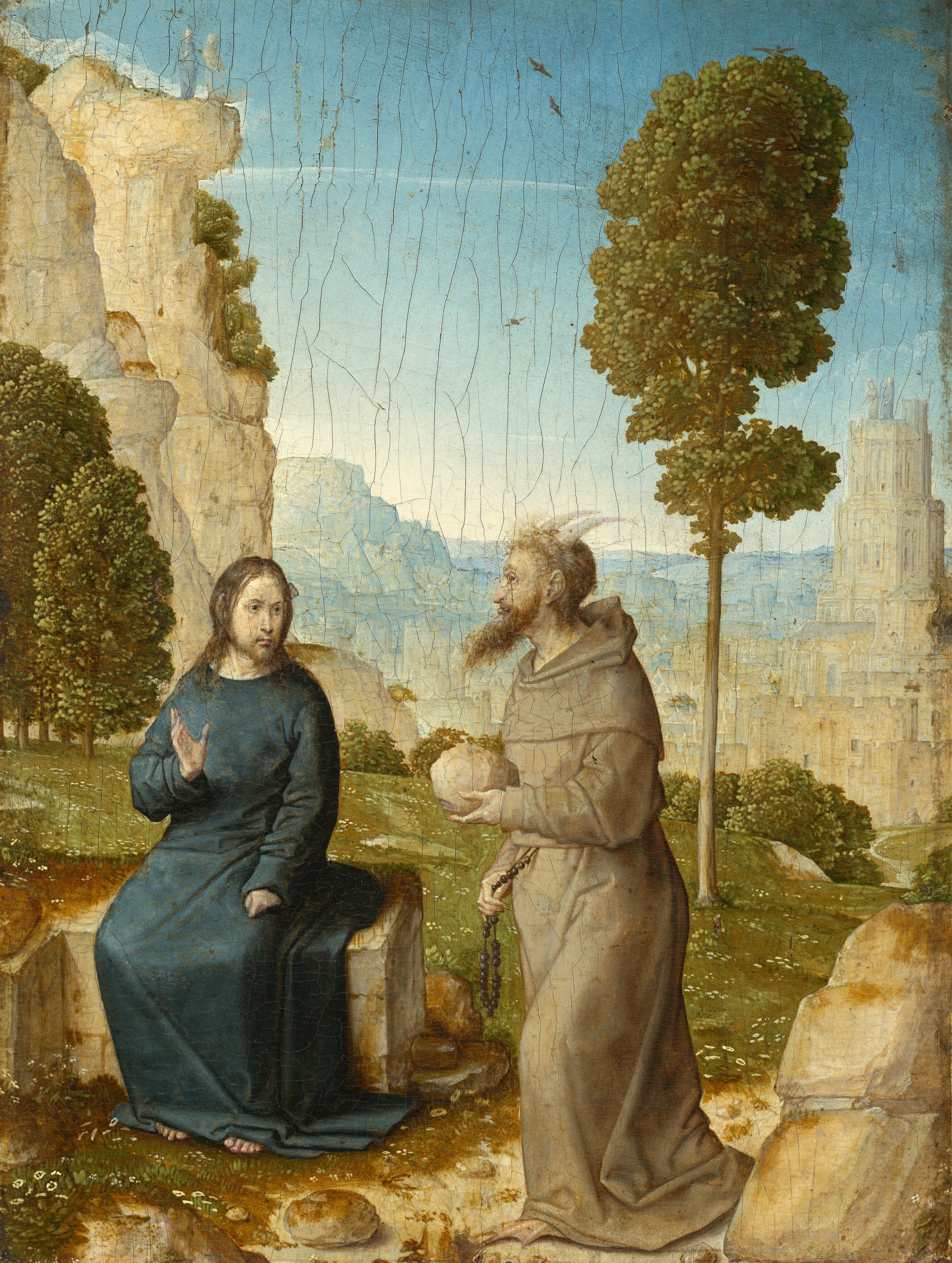 The Temptation of Christ by Juan de Flandes
