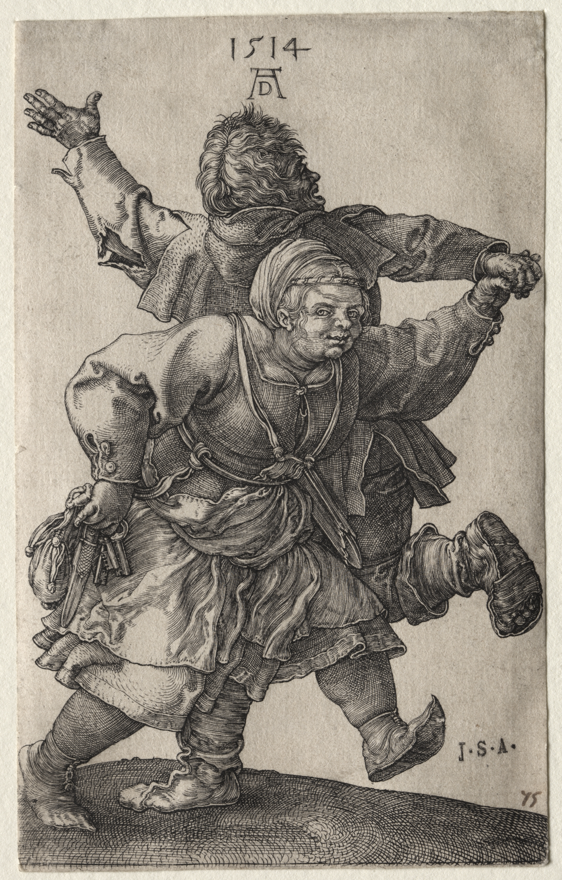 Peasant Couple Dancing by Albrecht Dürer