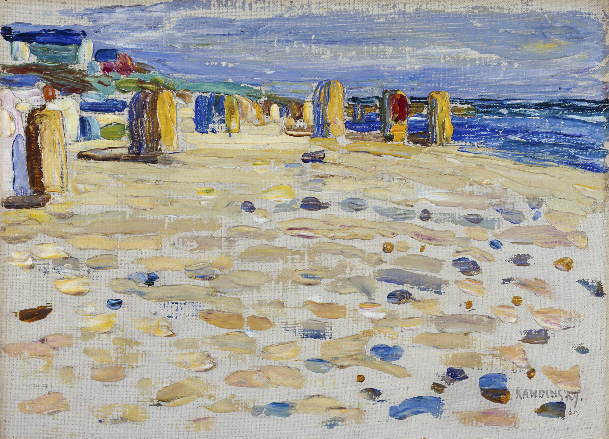 Holland – Strandkörbe by Wassily Kandinsky