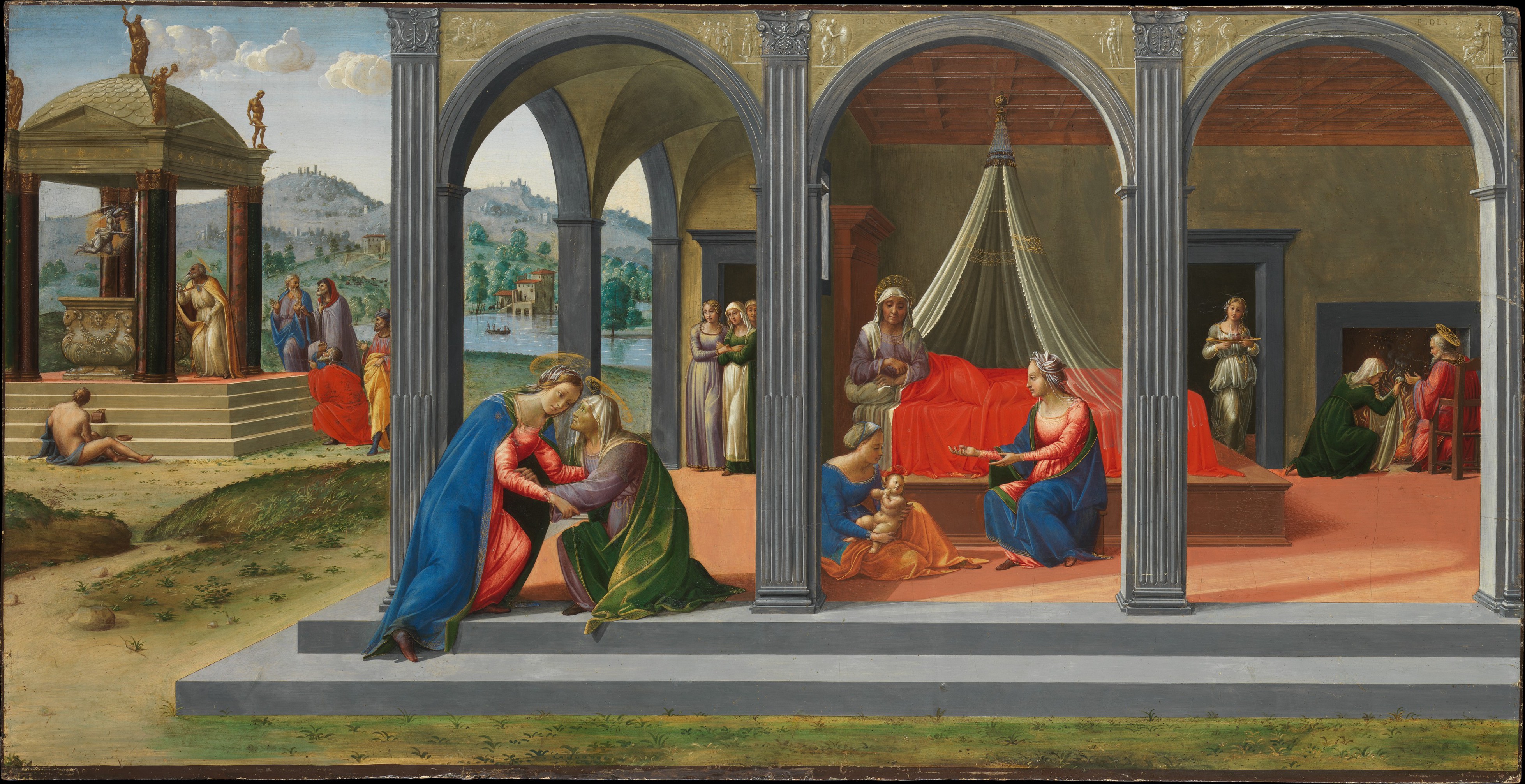 Scenes from the Life of Saint John the Baptist by Francesco Granacci (Francesco di Andrea di Marco)