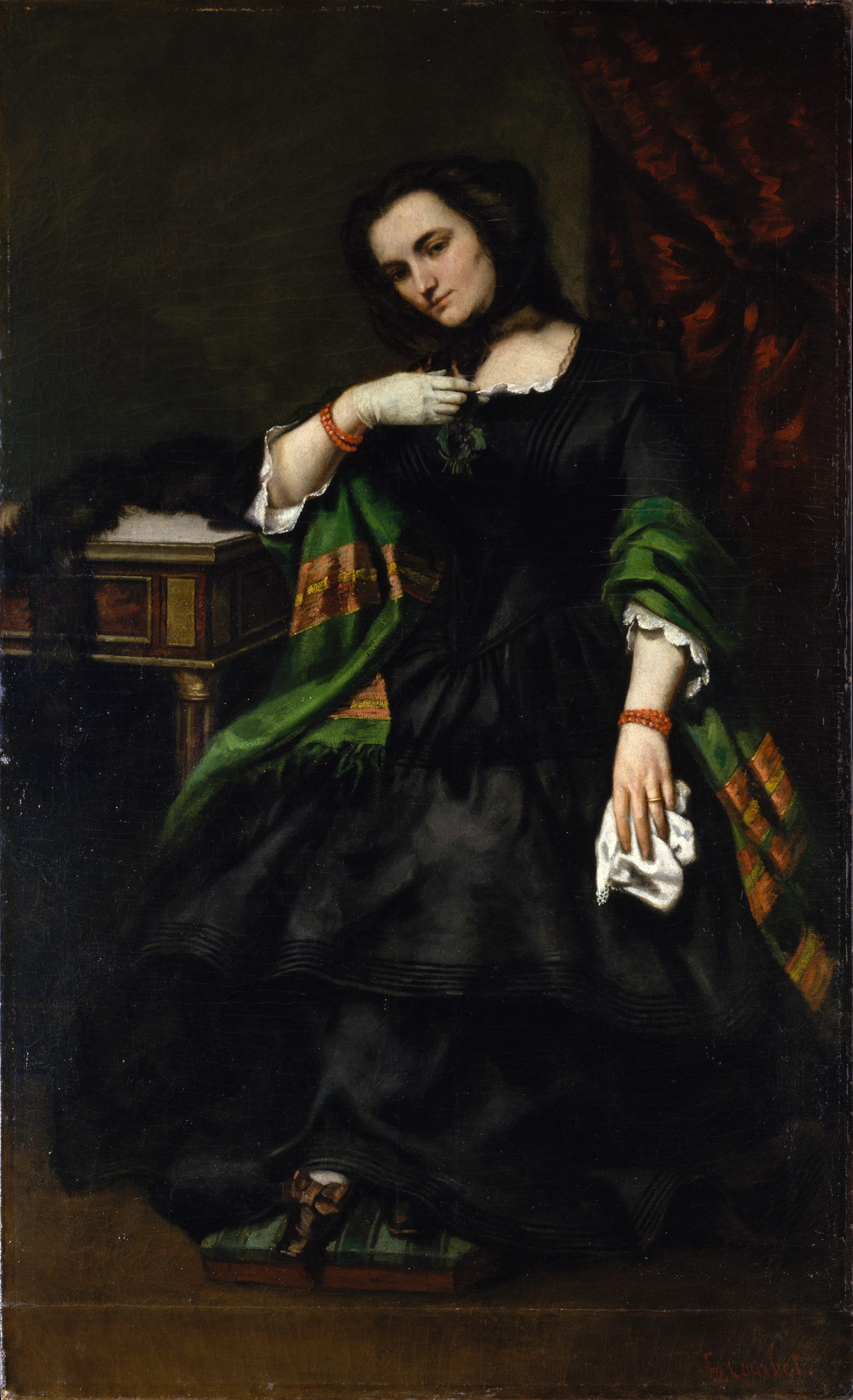 Madame Auguste Cuoq (Mathilde Desportes, 1827–1910) by Gustave Courbet