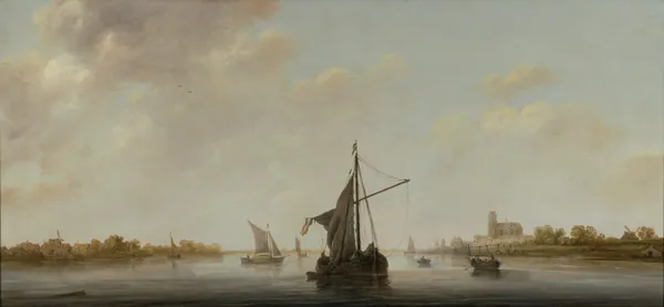 A View of the Maas at Dordrecht by Aelbert Cuyp