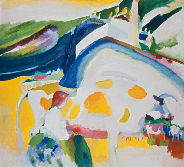 Die Kuh by Wassily Kandinsky