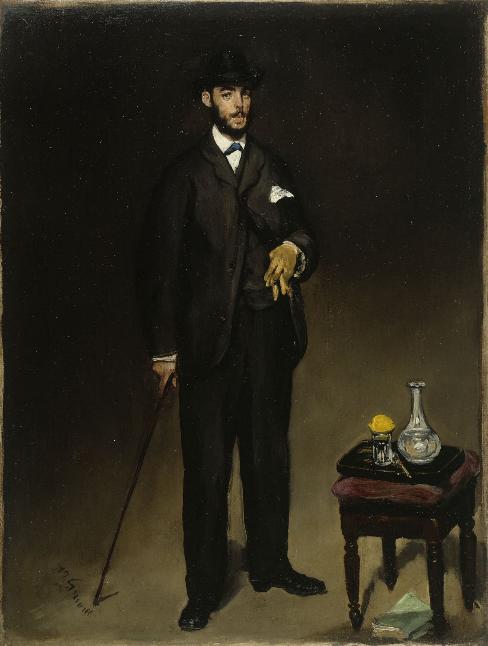 Portrait de Théodore Duret by Manet, Edouard