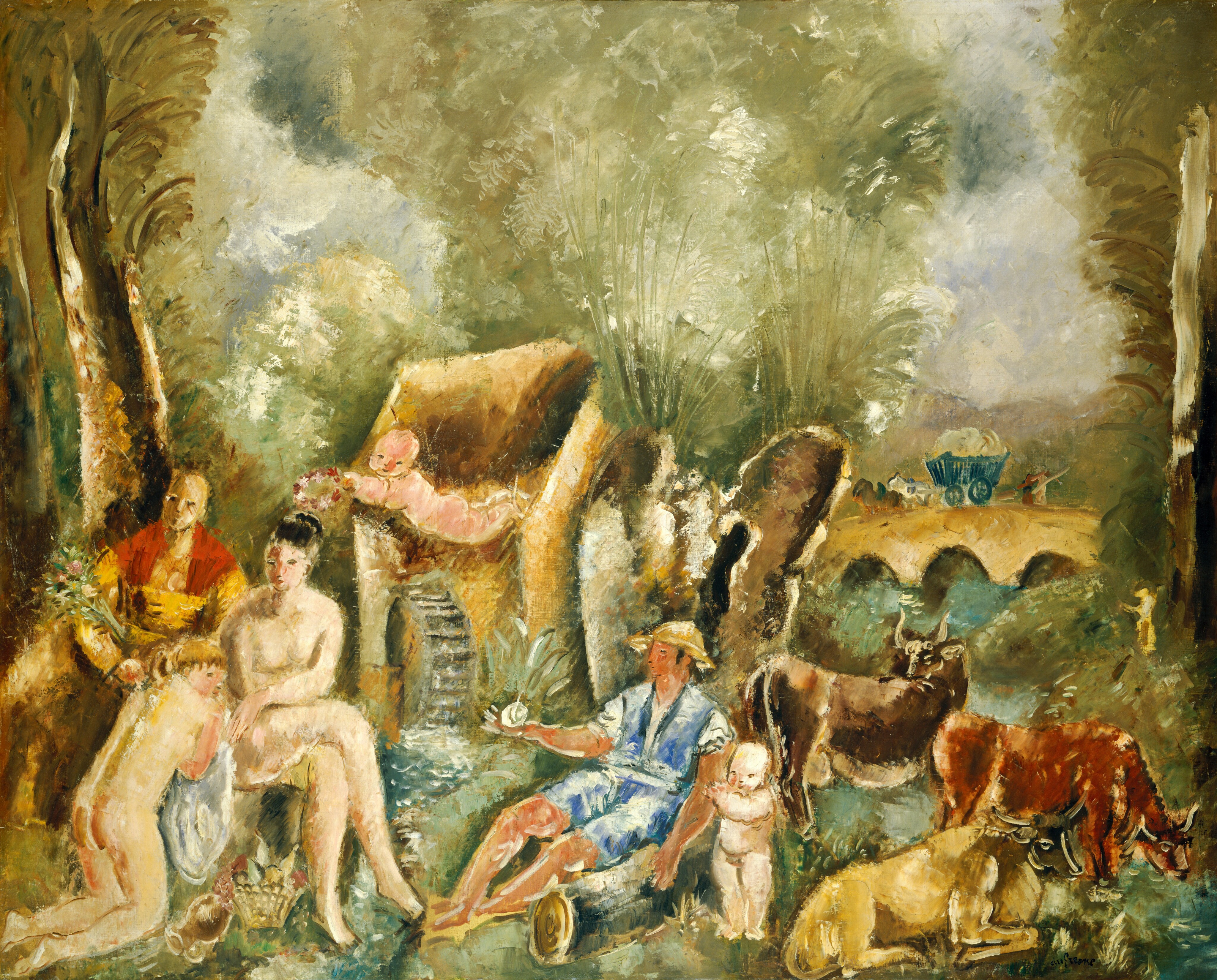 Judgment of Paris by Charles Georges Dufresne